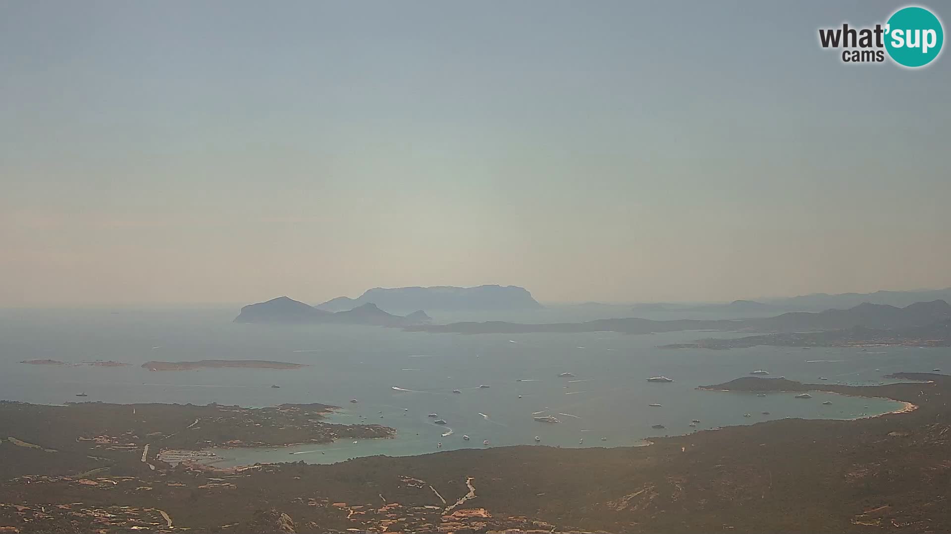 Monte Moro webcam Costa Smeralda panoramic view Sardinia