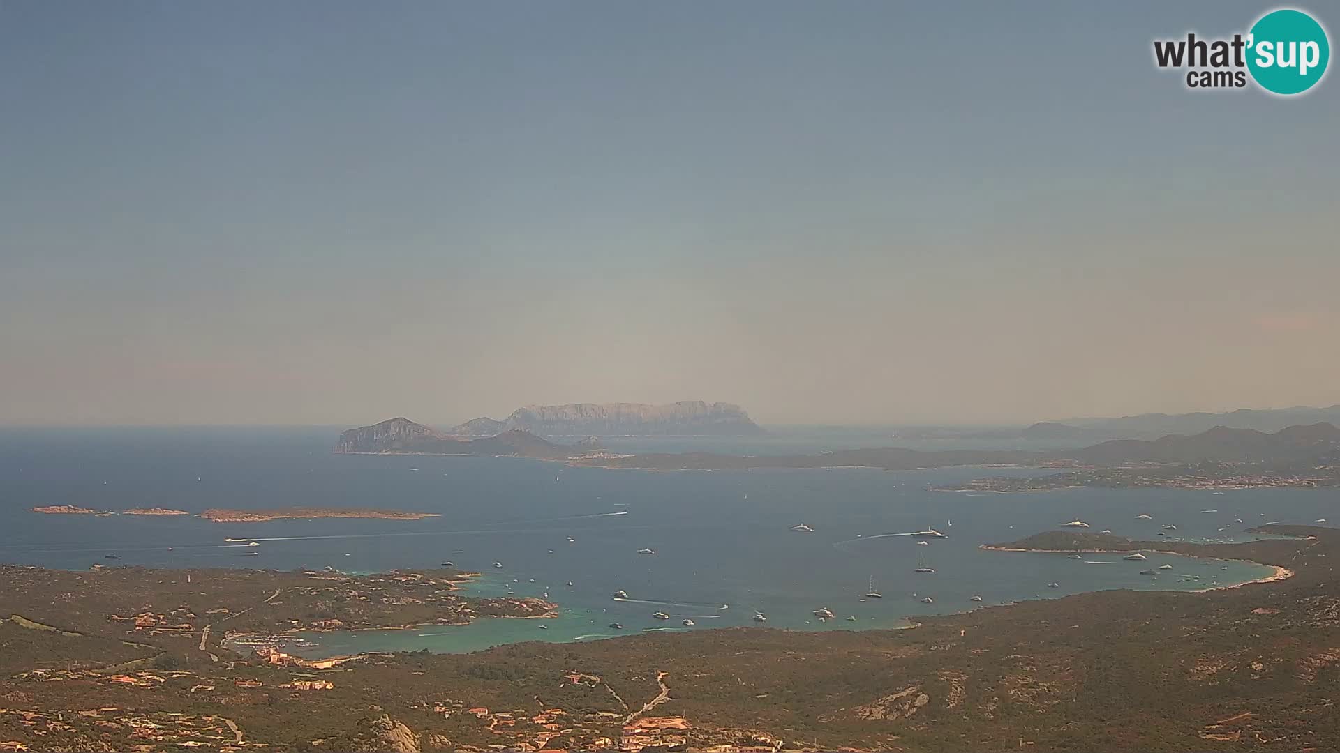 Monte Moro webcam Costa Smeralda panoramic view Sardinia