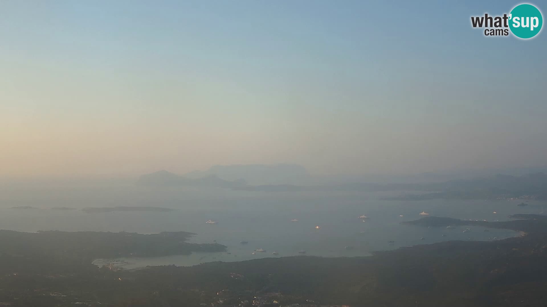 Monte Moro camera en vivo Costa Smeralda vista panorámica Cerdeña