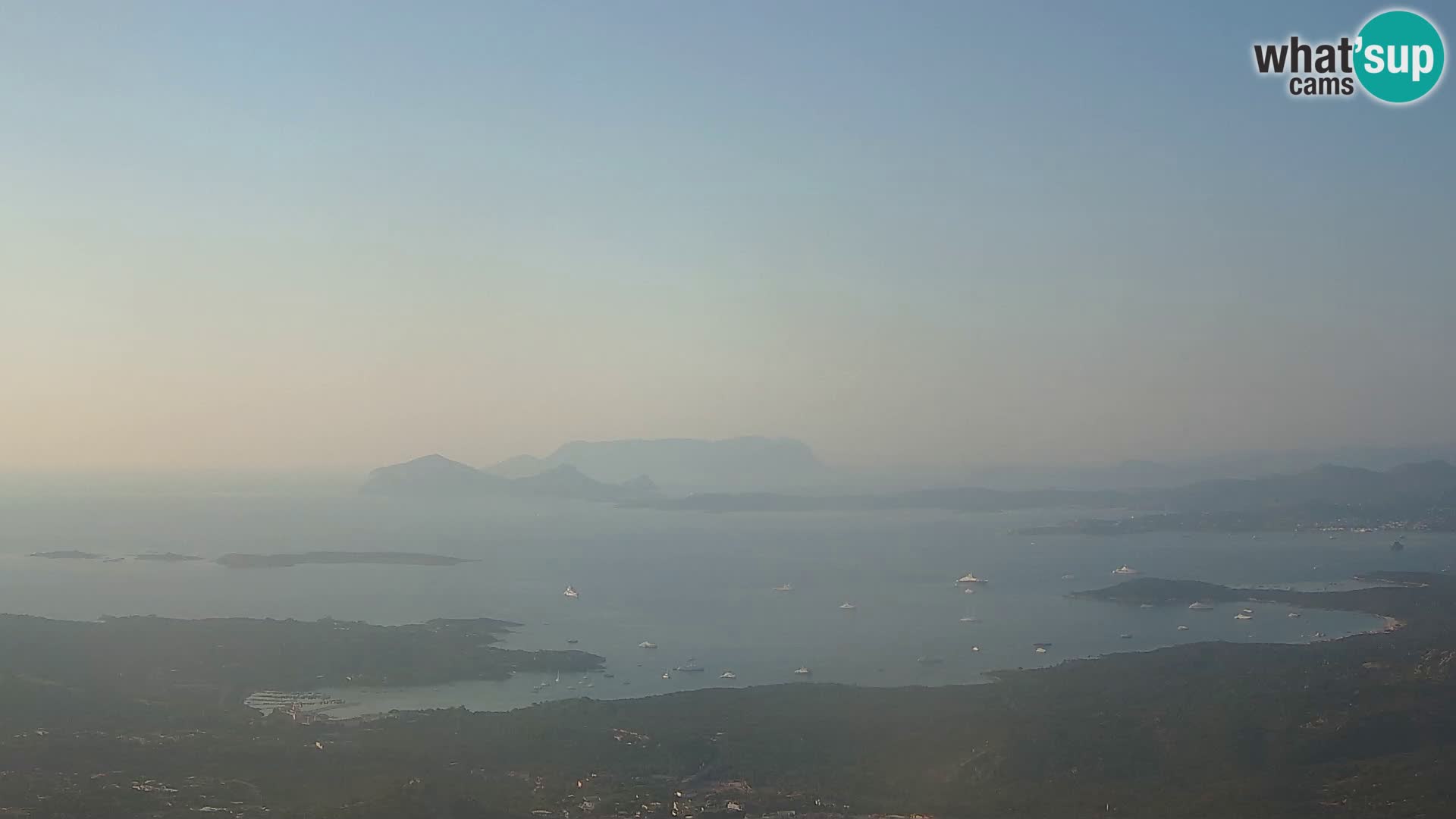 Monte Moro webcam Costa Smeralda vista panoramica Sardegna