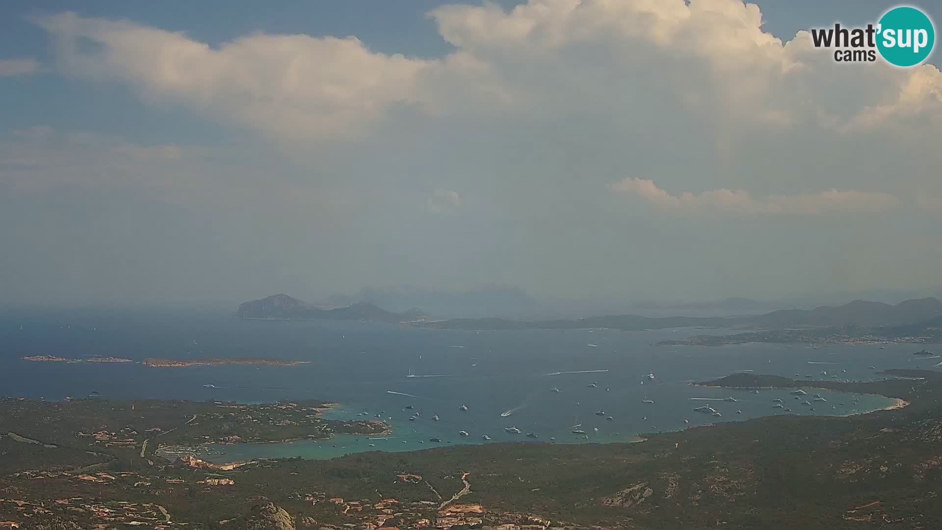 Monte Moro webcam Costa Smeralda panoramic view Sardinia