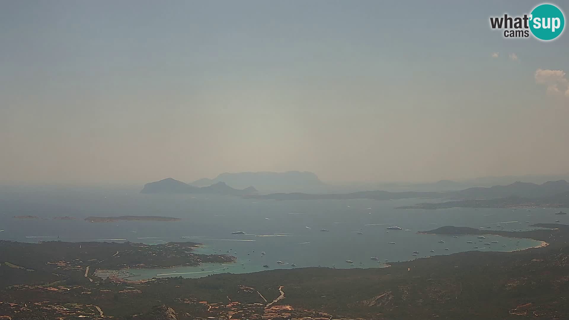 Monte Moro webcam Costa Smeralda vista panoramica Sardegna