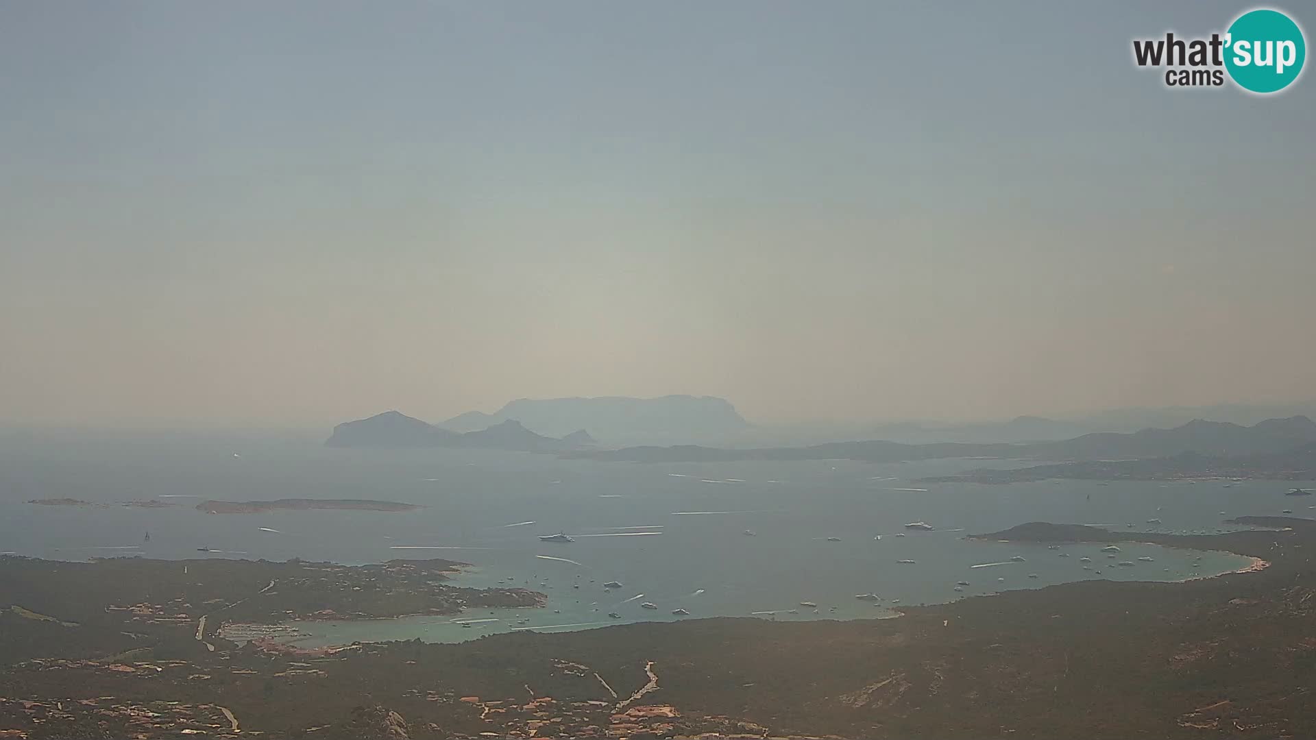 Monte Moro camera en vivo Costa Smeralda vista panorámica Cerdeña