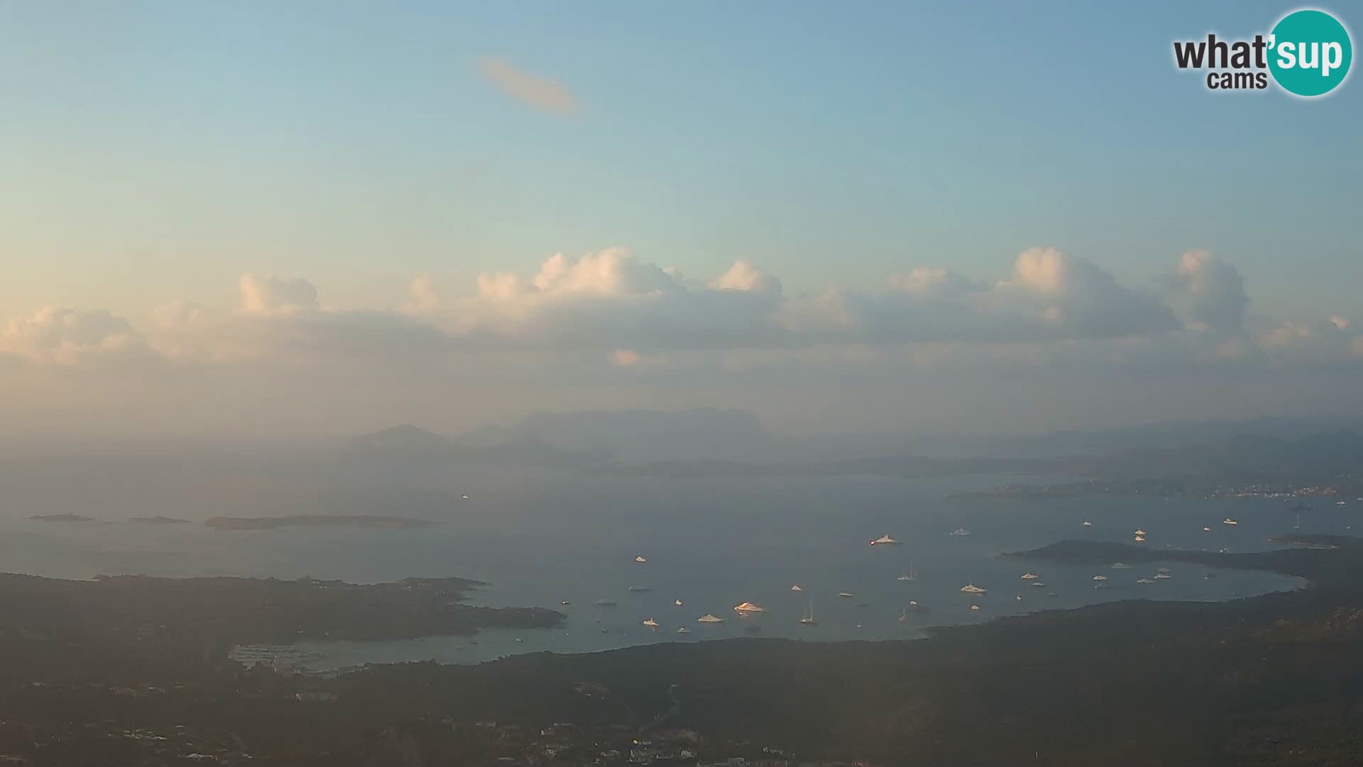 Monte Moro webcam Costa Smeralda vista panoramica Sardegna