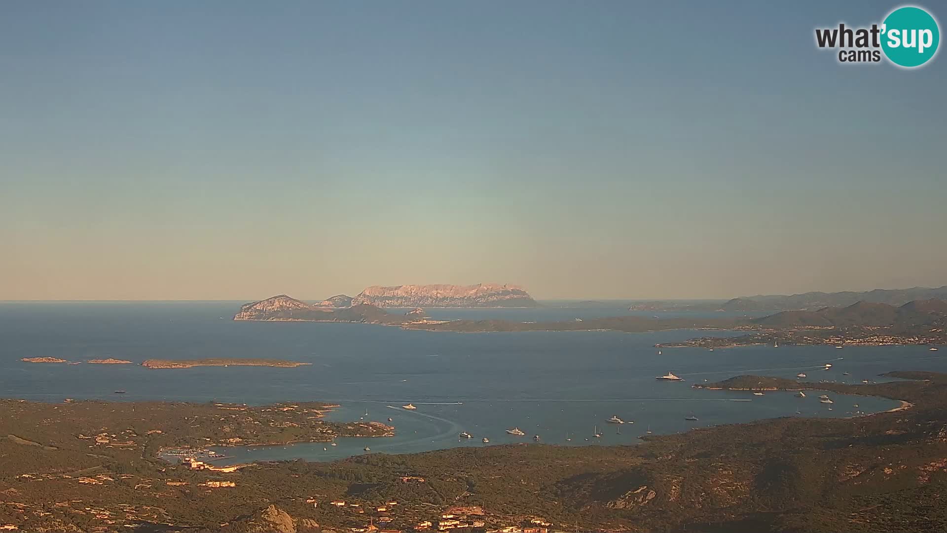 Monte Moro webcam Costa Smeralda panoramic view Sardinia