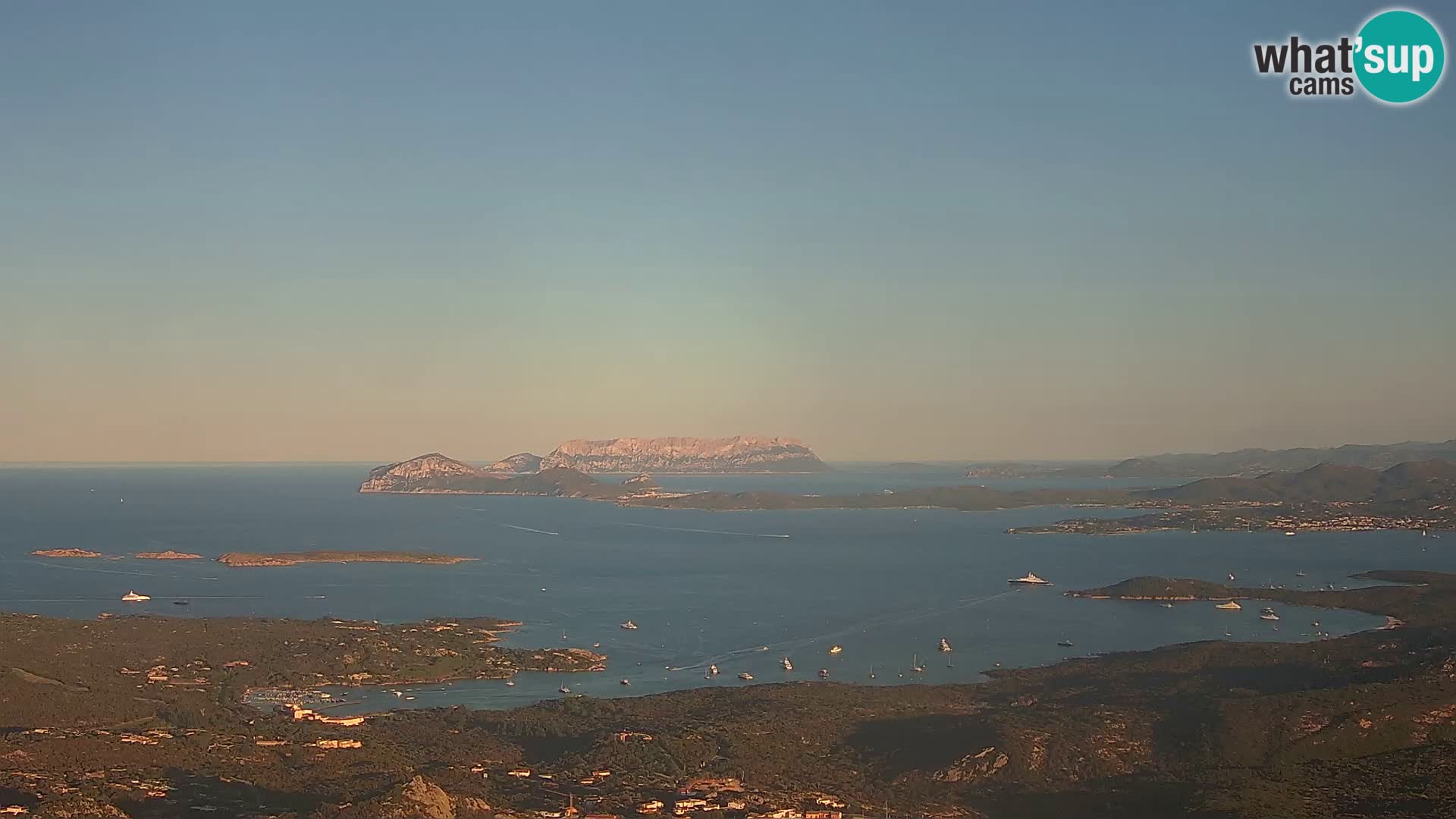 Monte Moro livecam Costa Smeralda vue panoramique Sardaigne
