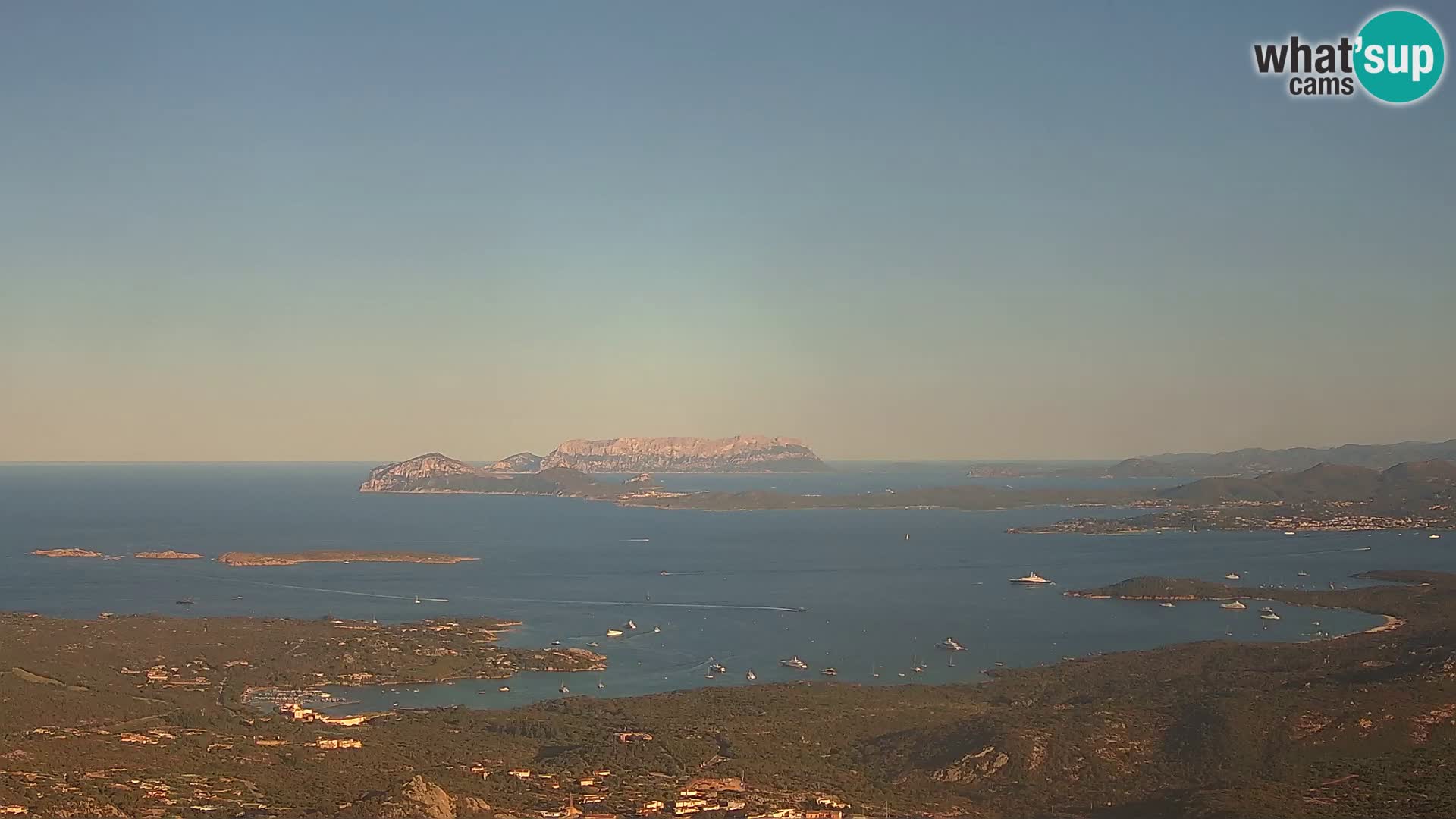 Monte Moro camera en vivo Costa Smeralda vista panorámica Cerdeña