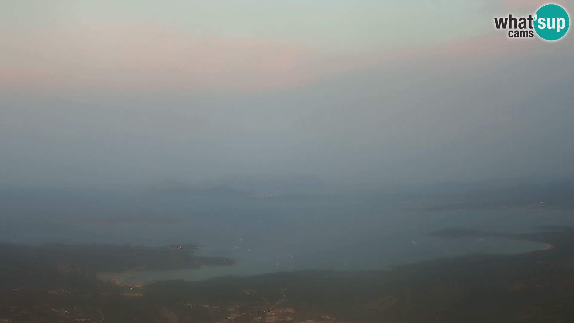 Monte Moro webcam Costa Smeralda panoramic view Sardinia