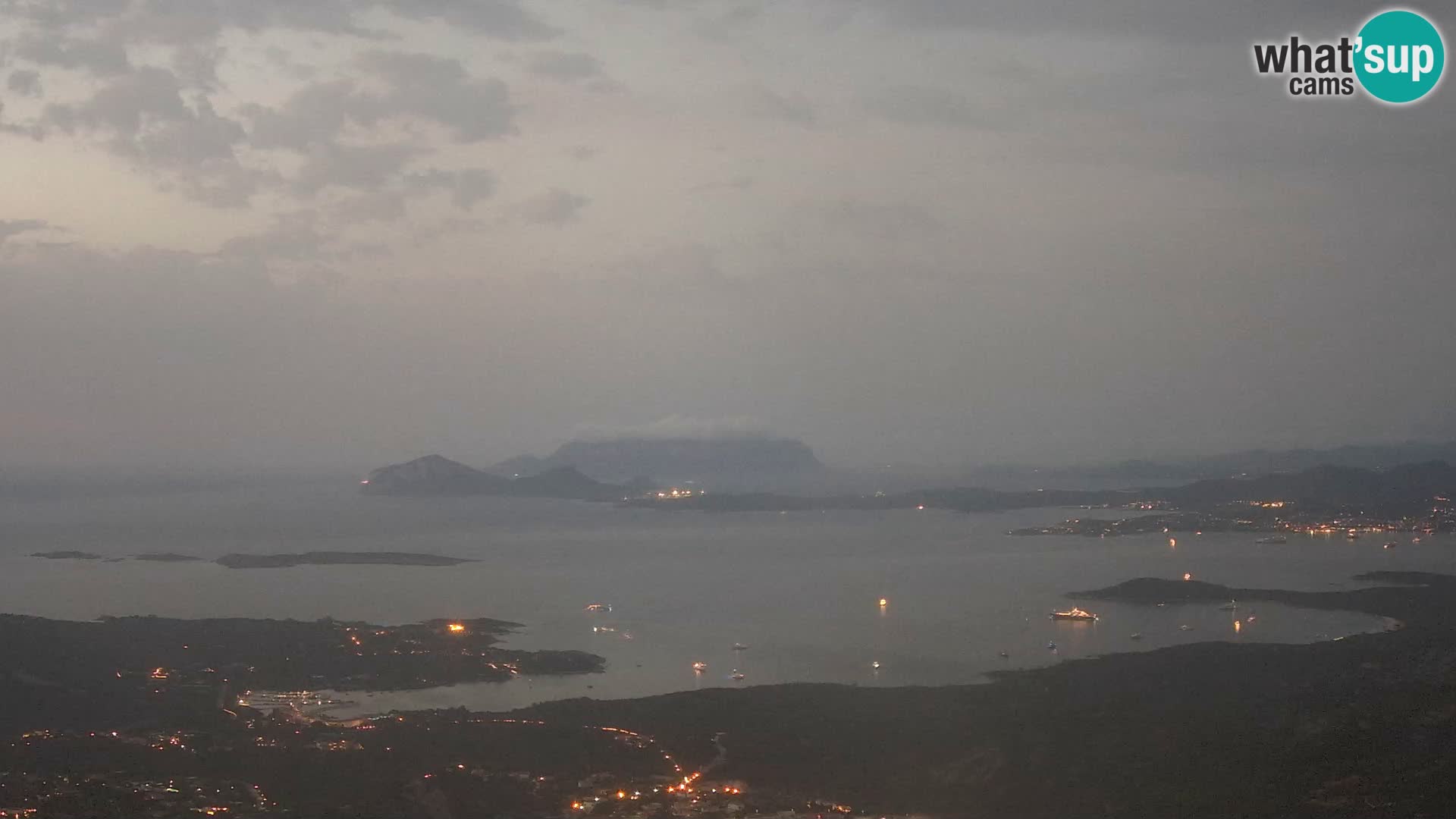 Monte Moro live cam Costa Smeralda Panoramablick Sardinien