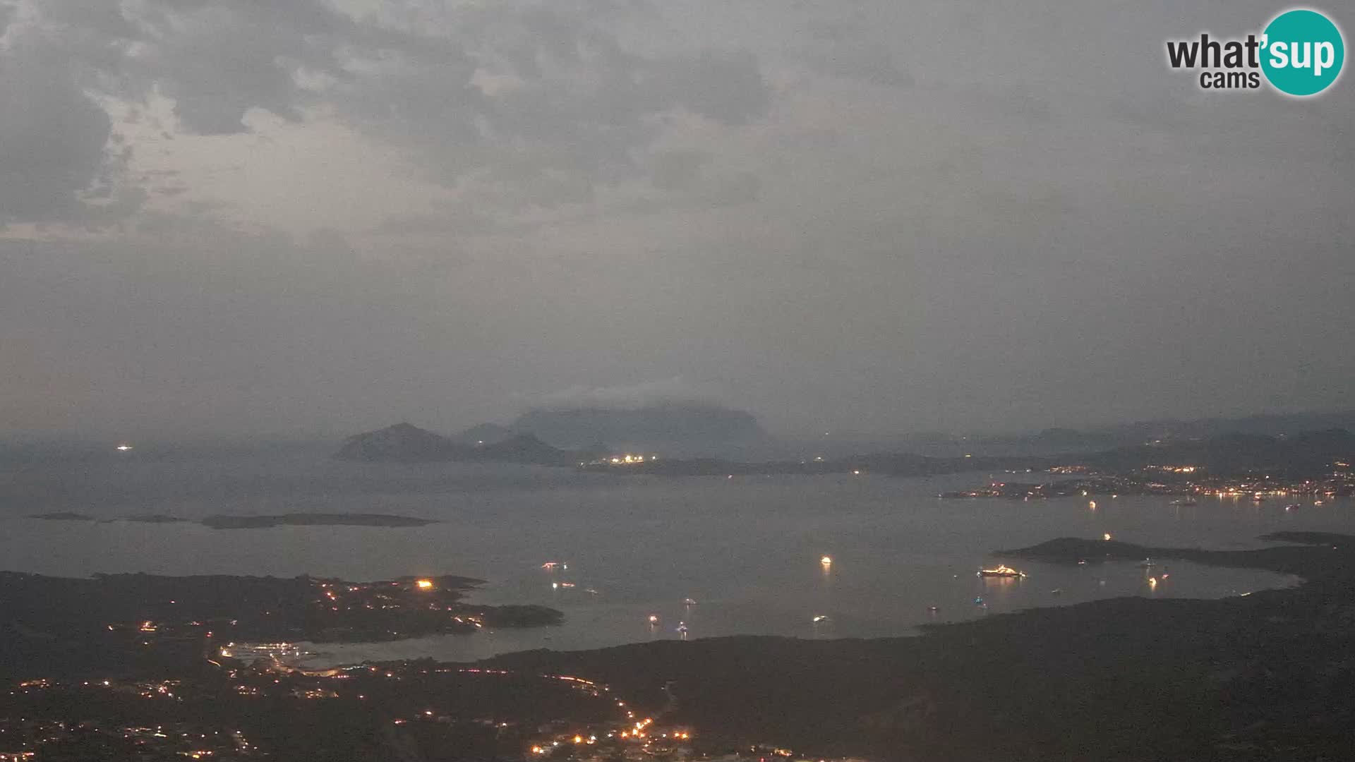 Monte Moro camera en vivo Costa Smeralda vista panorámica Cerdeña