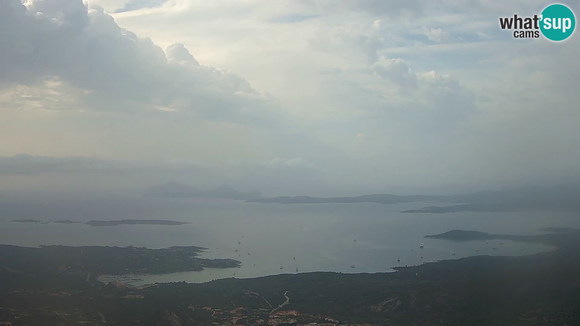 Monte Moro webcam Costa Smeralda vista panoramica Sardegna