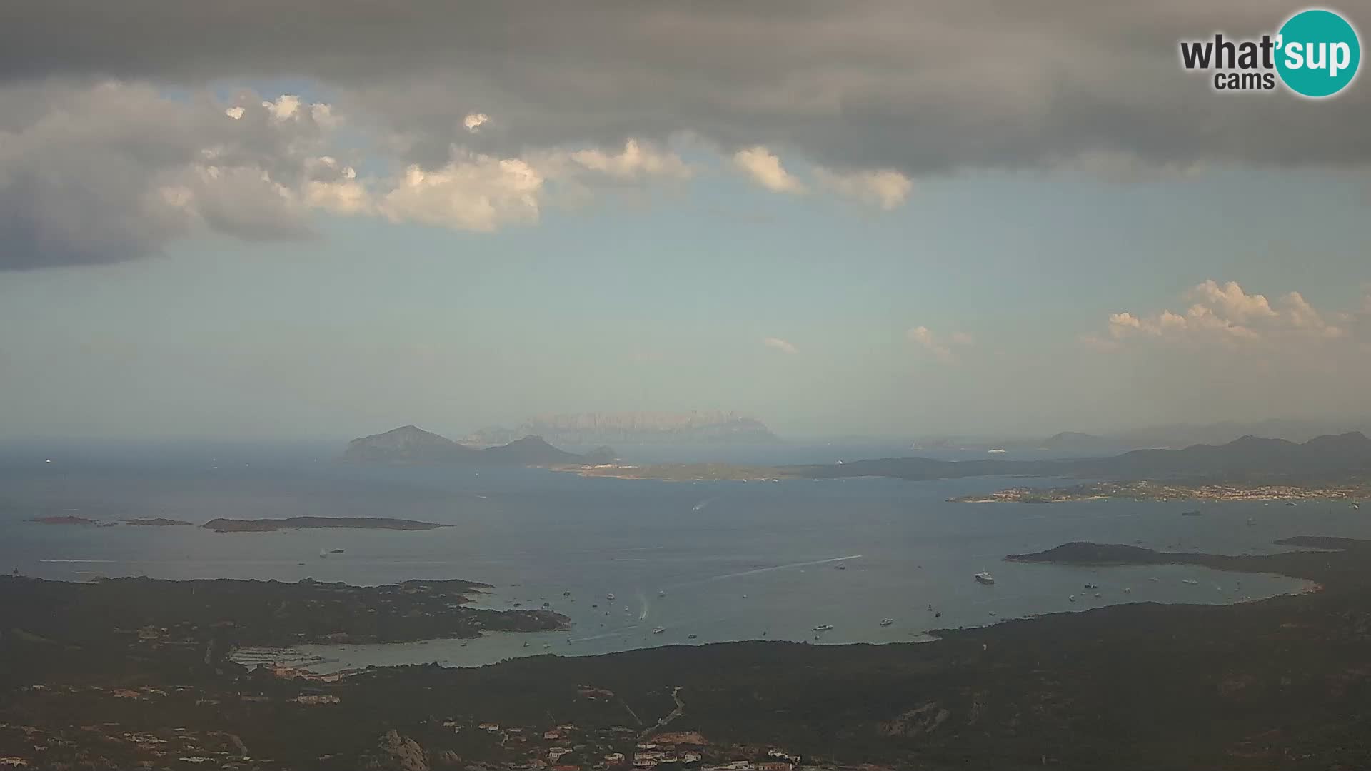 Monte Moro camera en vivo Costa Smeralda vista panorámica Cerdeña