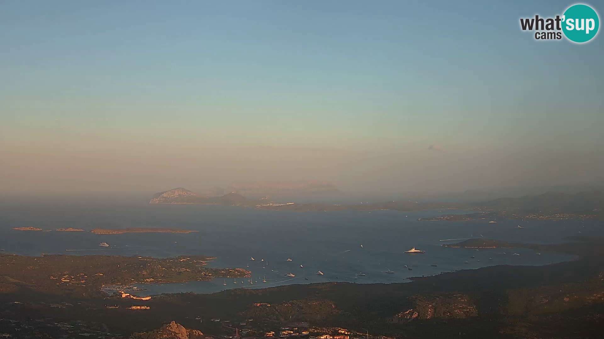 Monte Moro webcam Costa Smeralda vista panoramica Sardegna