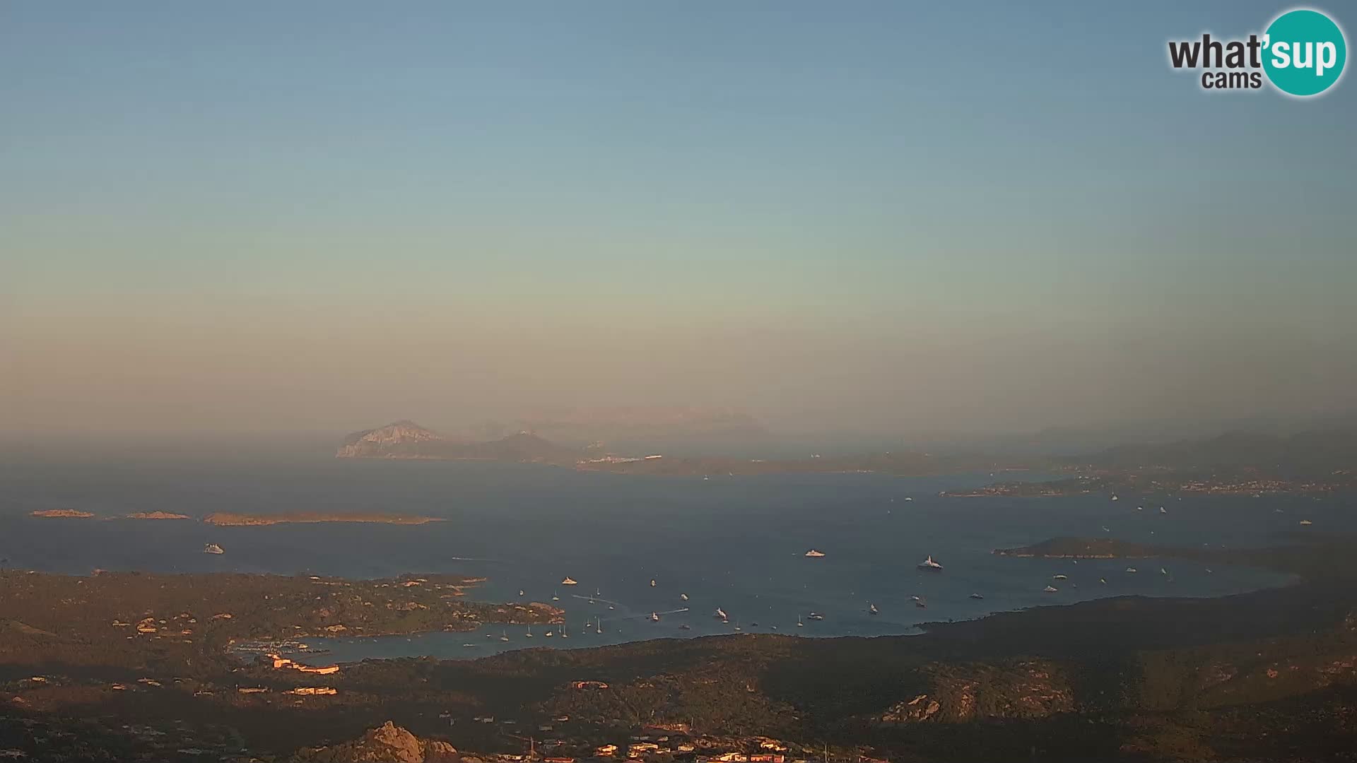 Monte Moro livecam Costa Smeralda vue panoramique Sardaigne