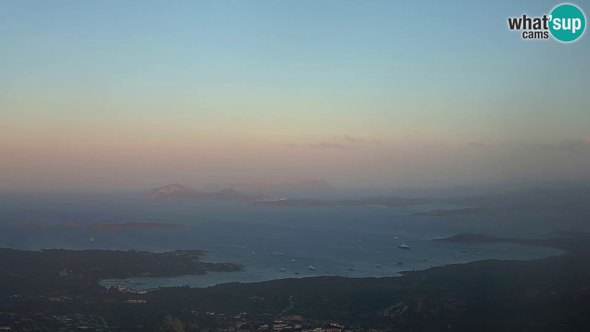 Monte Moro livecam Costa Smeralda vue panoramique Sardaigne