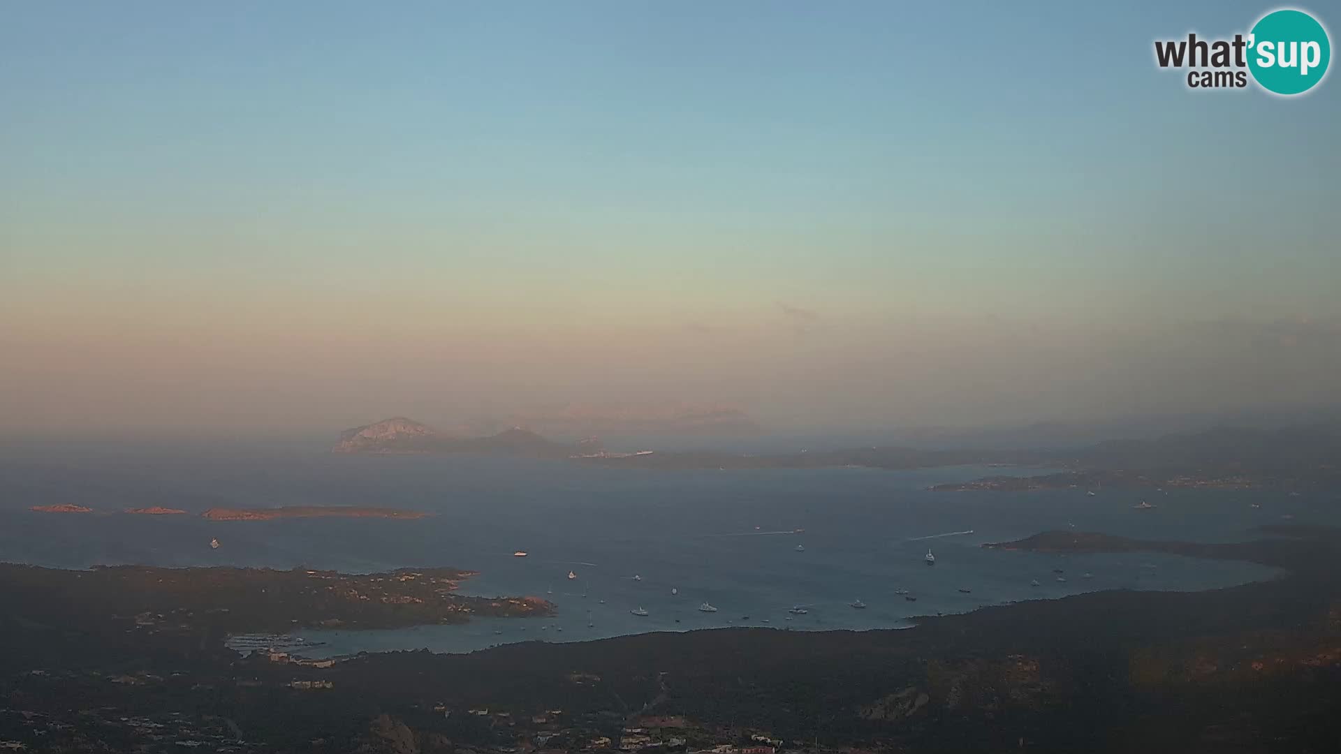 Monte Moro livecam Costa Smeralda vue panoramique Sardaigne
