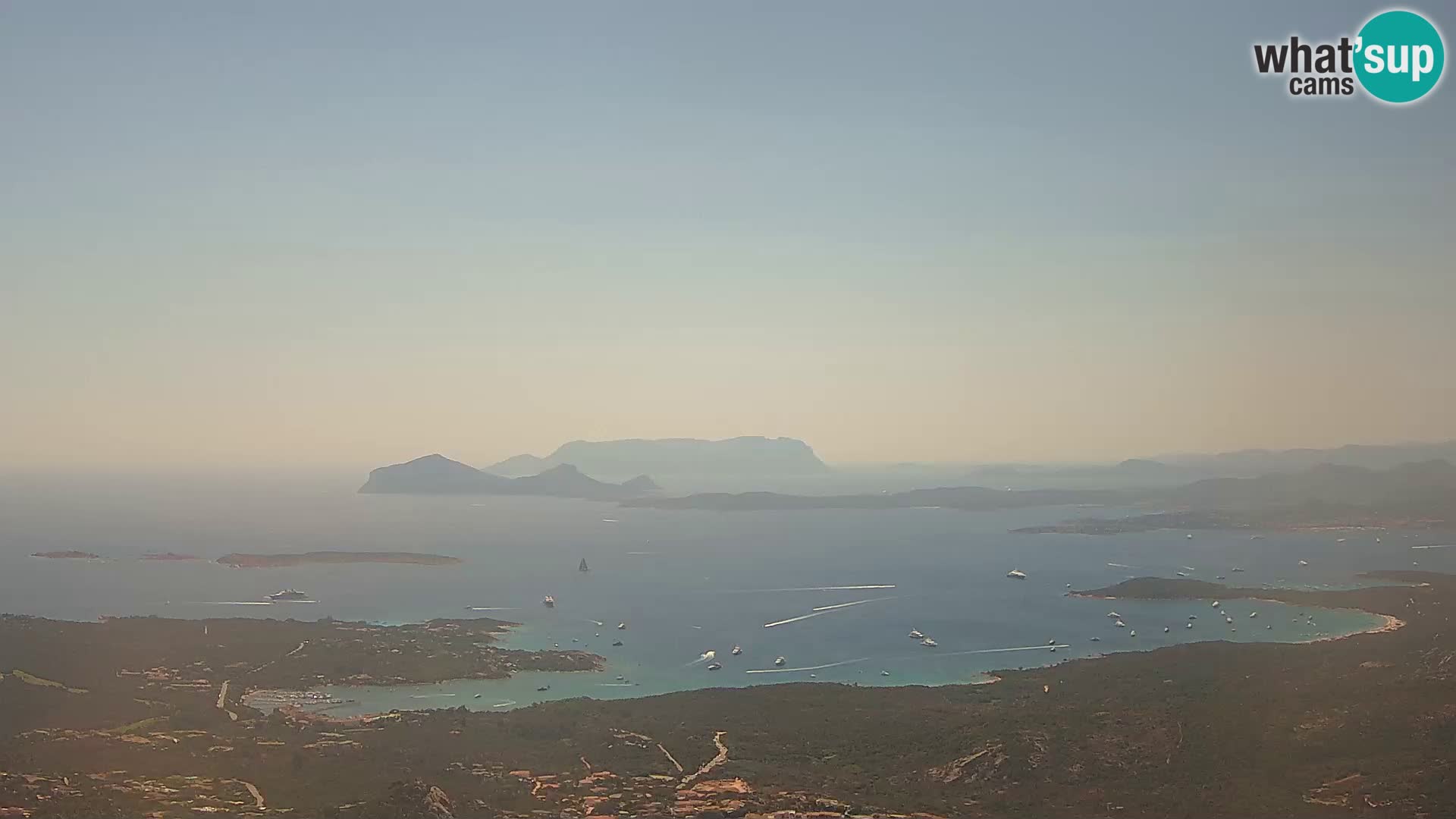 Monte Moro livecam Costa Smeralda vue panoramique Sardaigne