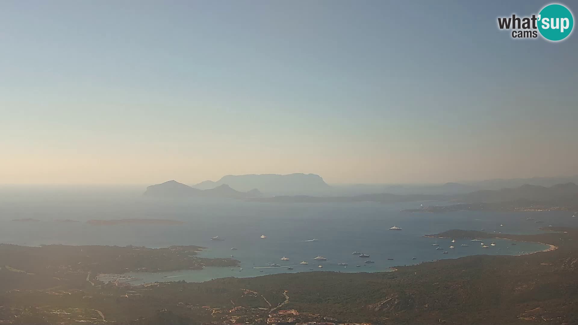 Monte Moro webcam Costa Smeralda panoramic view Sardinia