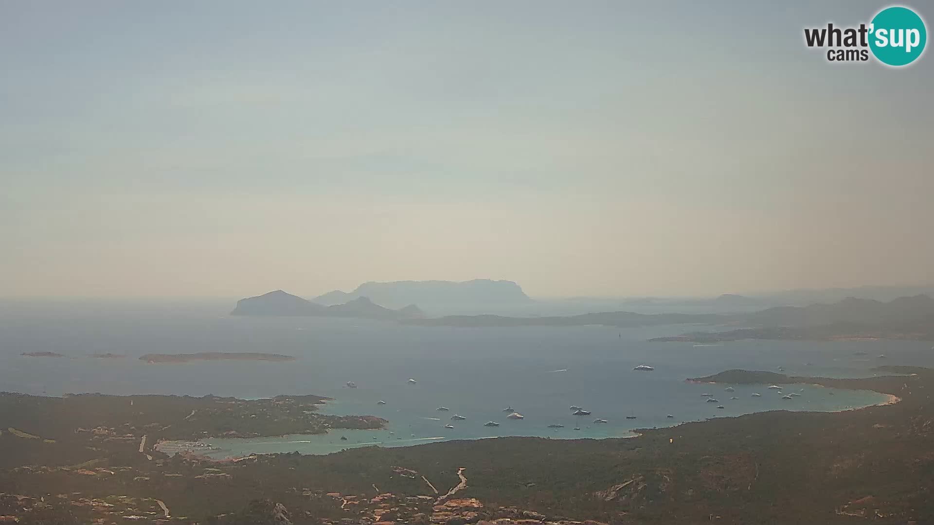 Monte Moro live cam Costa Smeralda Panoramablick Sardinien