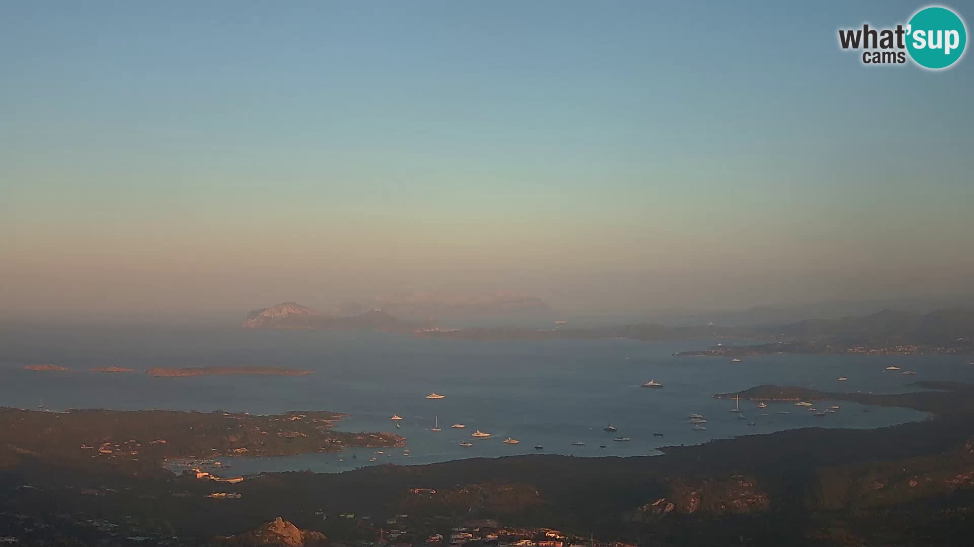 Monte Moro livecam Costa Smeralda vue panoramique Sardaigne