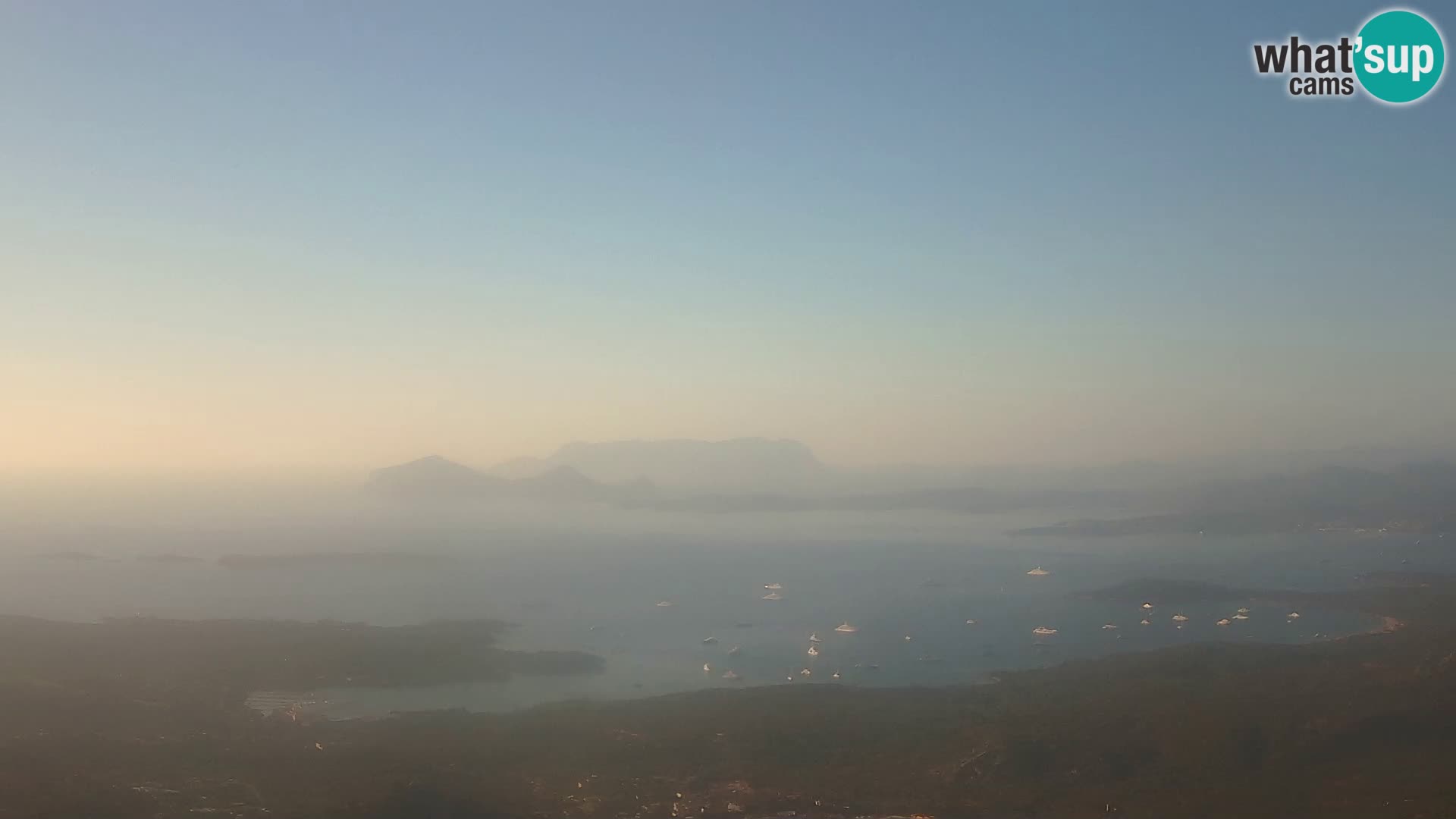 Monte Moro web kamera Costa Smeralda panoramski pogled na Sardiniju