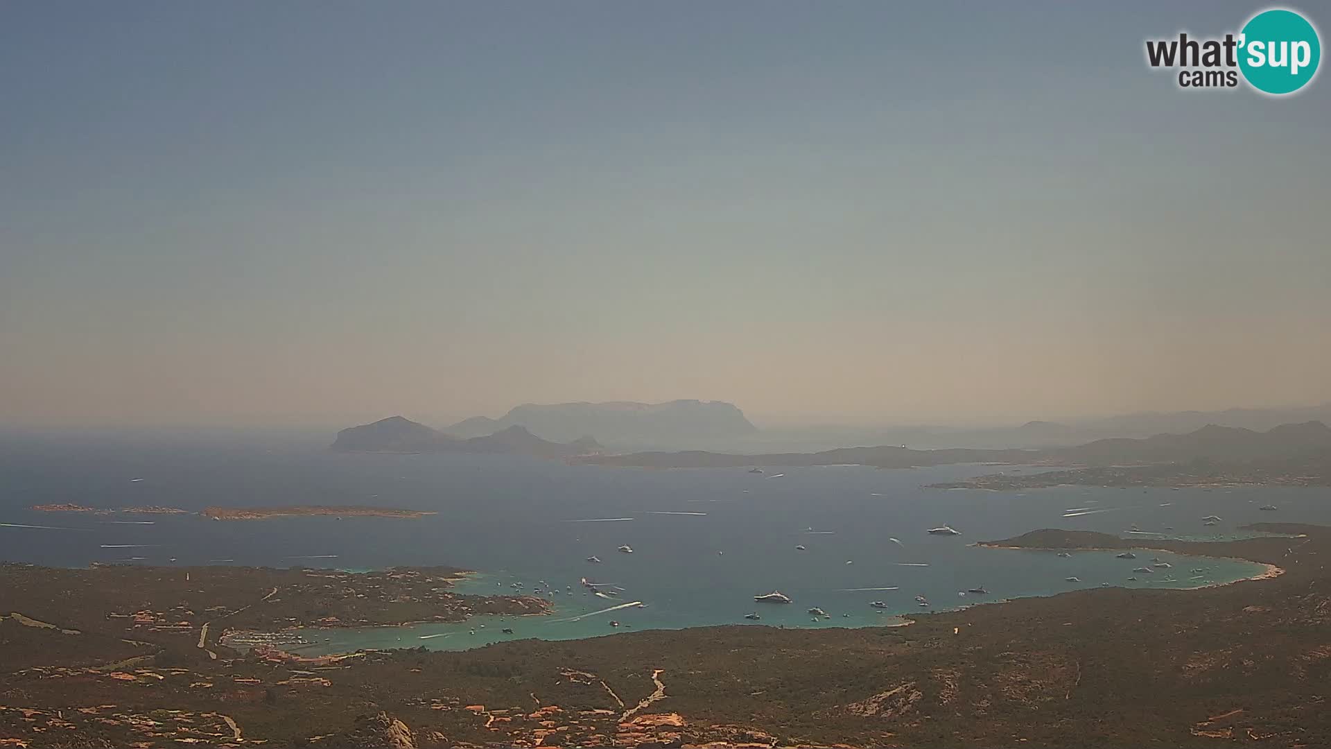 Monte Moro webcam Costa Smeralda vista panoramica Sardegna