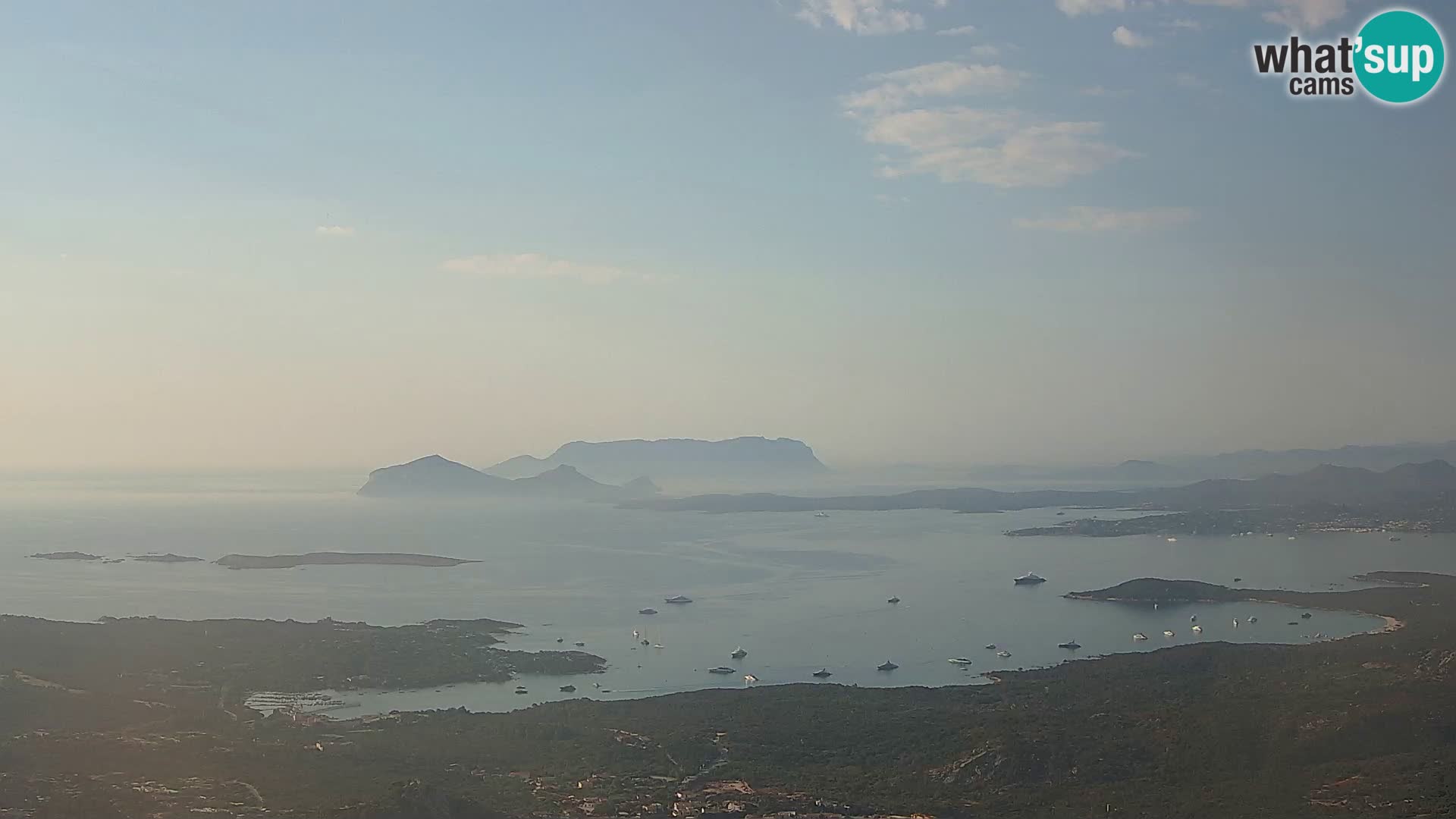 Monte Moro webcam Costa Smeralda vista panoramica Sardegna