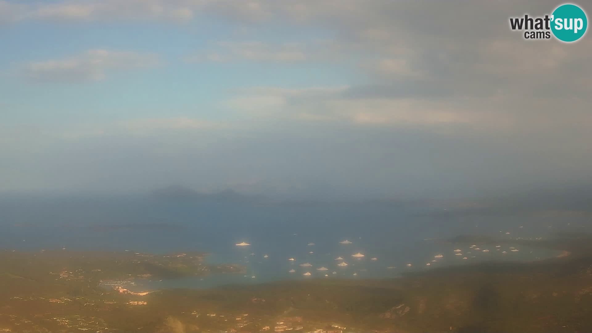 Monte Moro live cam Costa Smeralda Panoramablick Sardinien