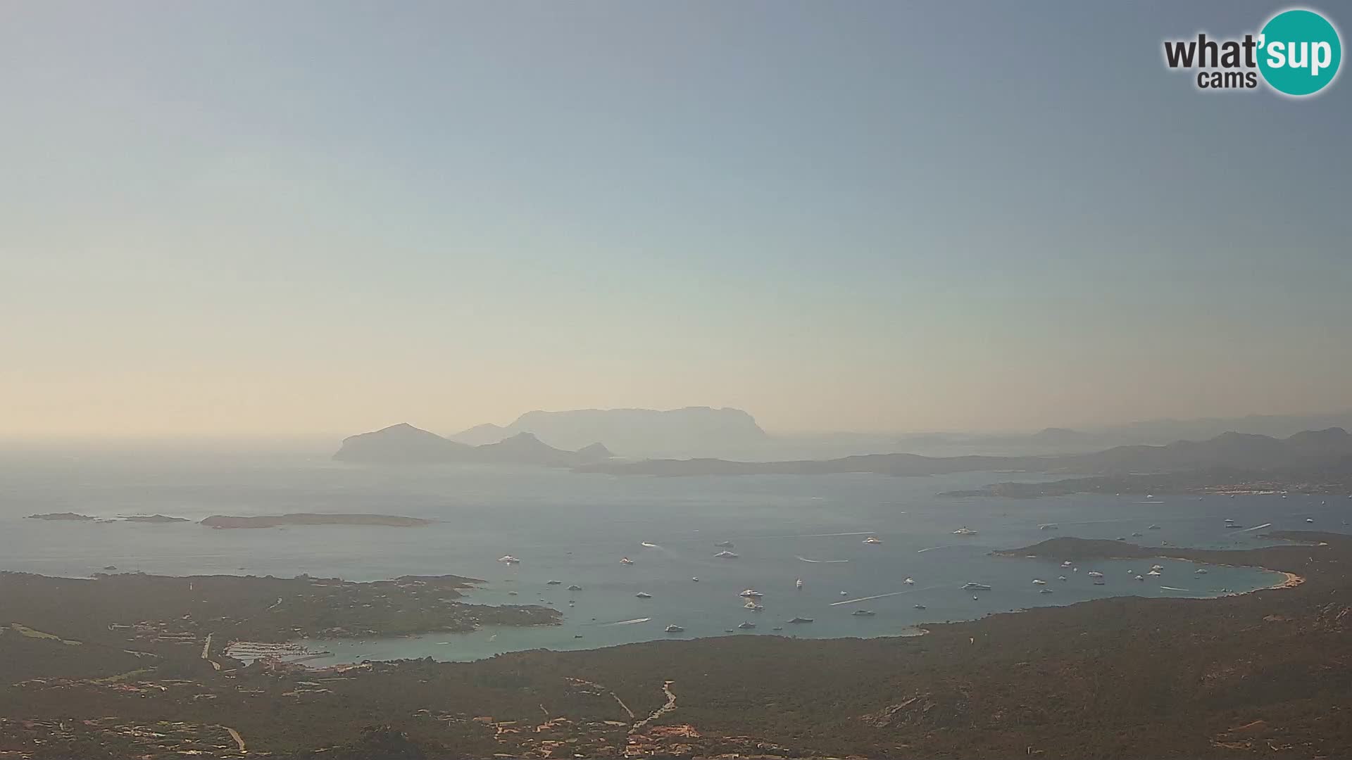 Monte Moro camera en vivo Costa Smeralda vista panorámica Cerdeña