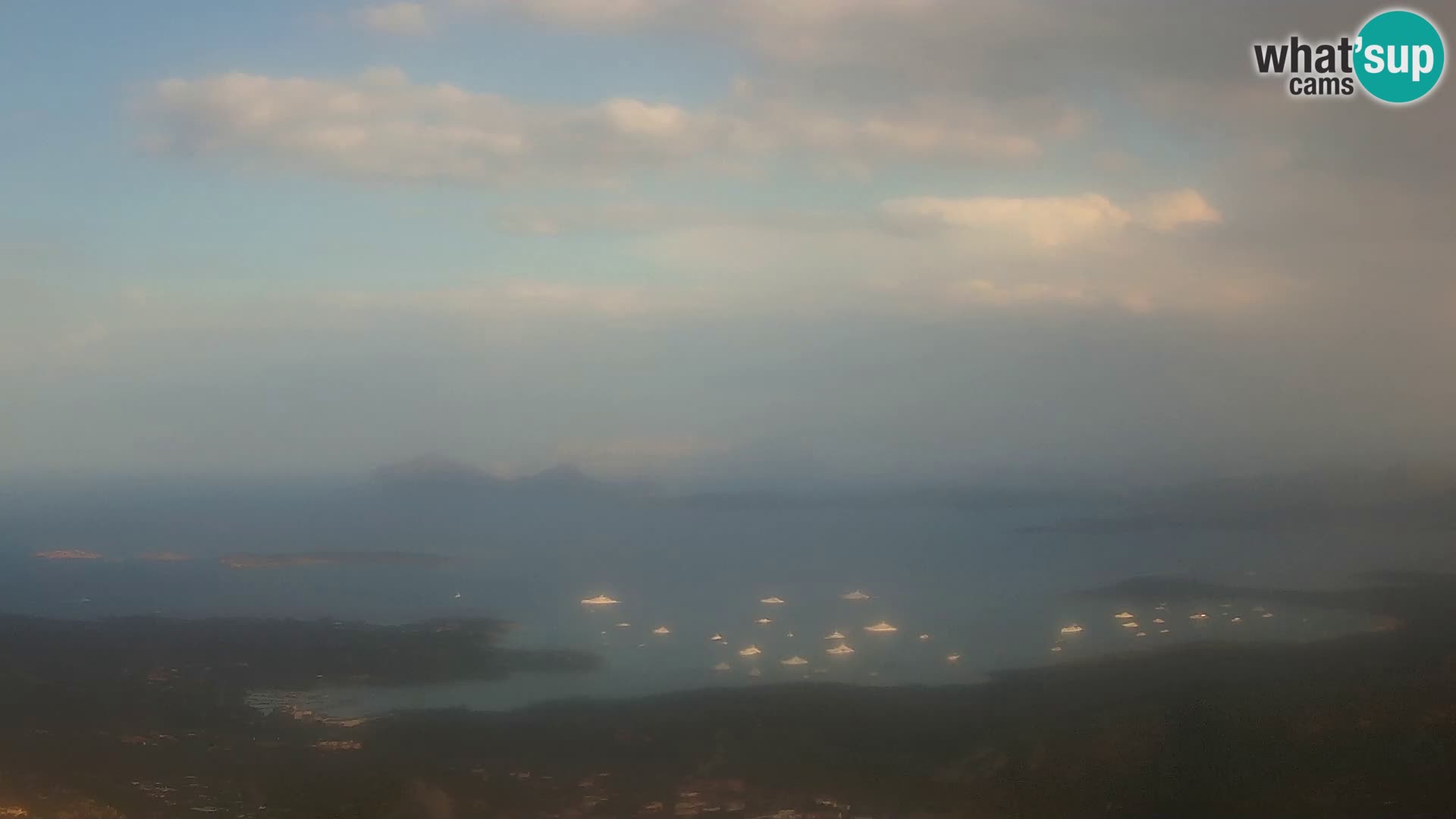 Monte Moro live cam Costa Smeralda Panoramablick Sardinien