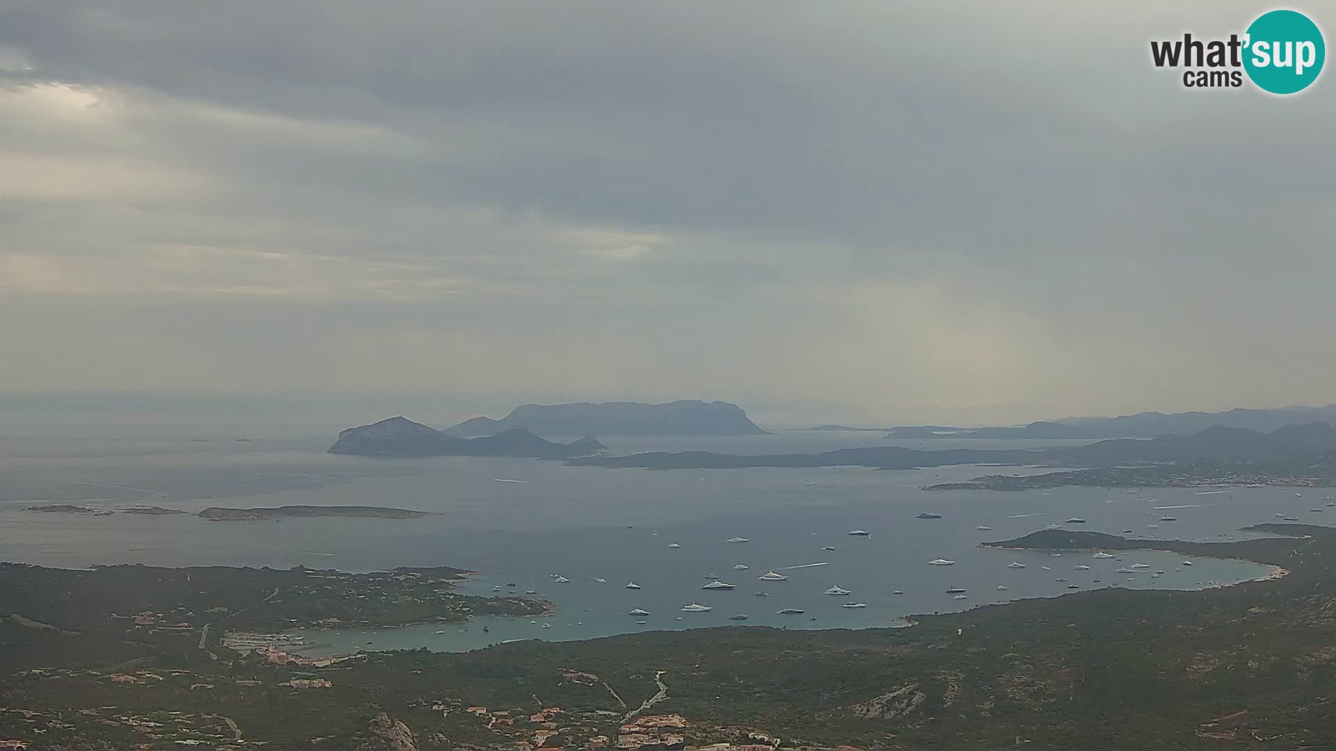 Monte Moro live cam Costa Smeralda Panoramablick Sardinien