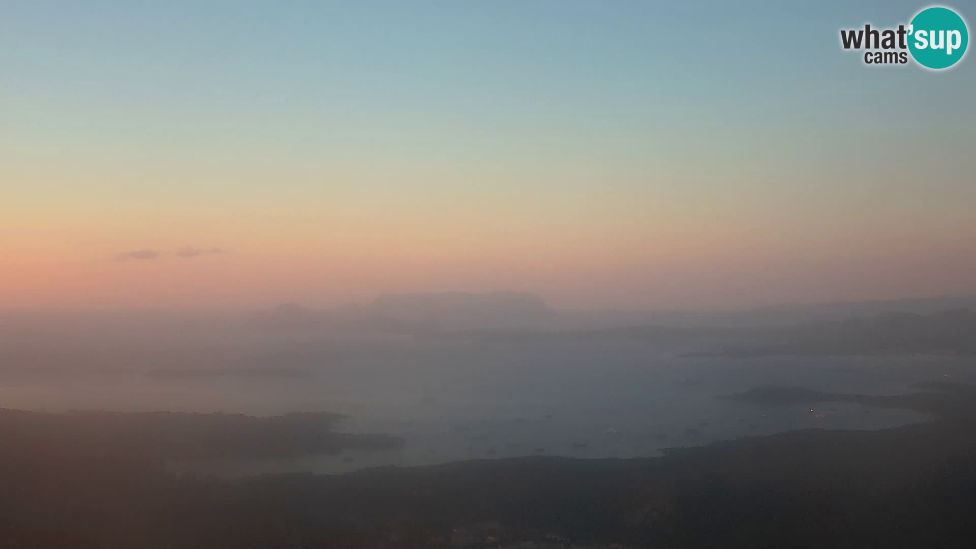 Monte Moro camera en vivo Costa Smeralda vista panorámica Cerdeña