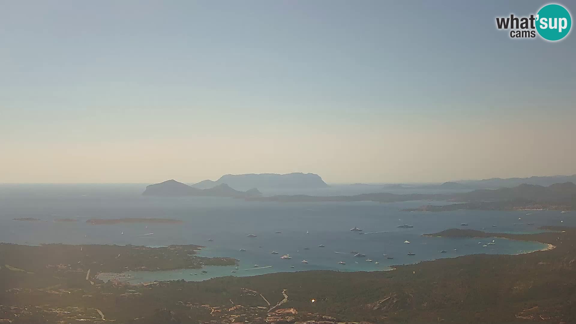 Monte Moro camera en vivo Costa Smeralda vista panorámica Cerdeña
