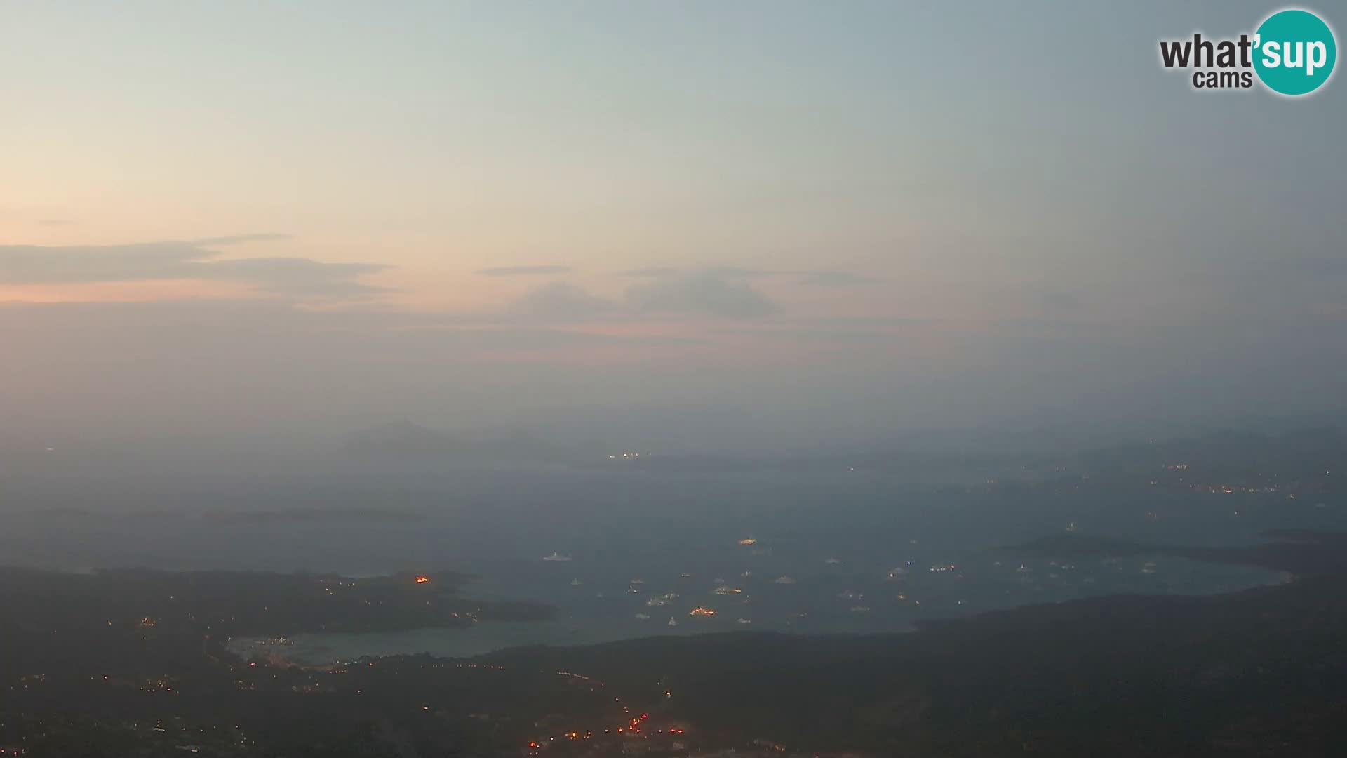 Monte Moro webcam Costa Smeralda panoramic view Sardinia