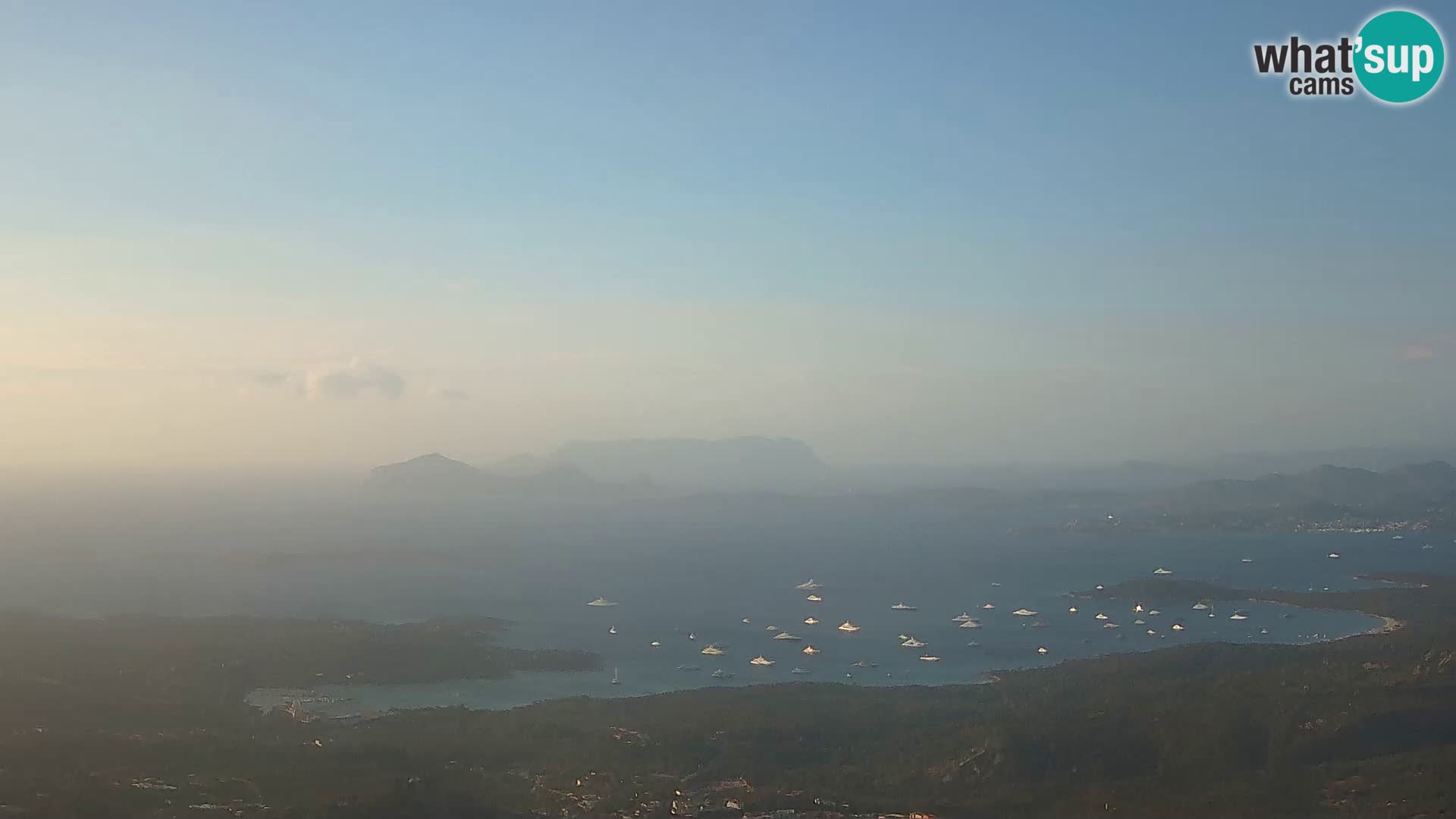 Monte Moro webcam Costa Smeralda panoramic view Sardinia