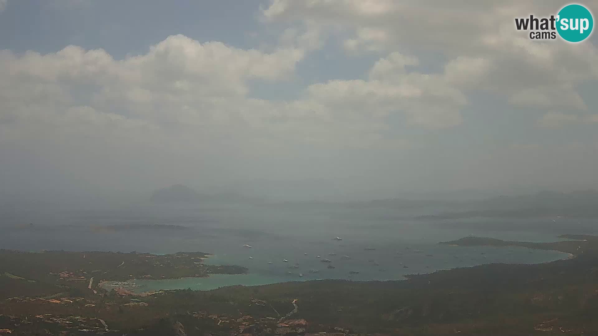 Monte Moro webcam Costa Smeralda panoramic view Sardinia