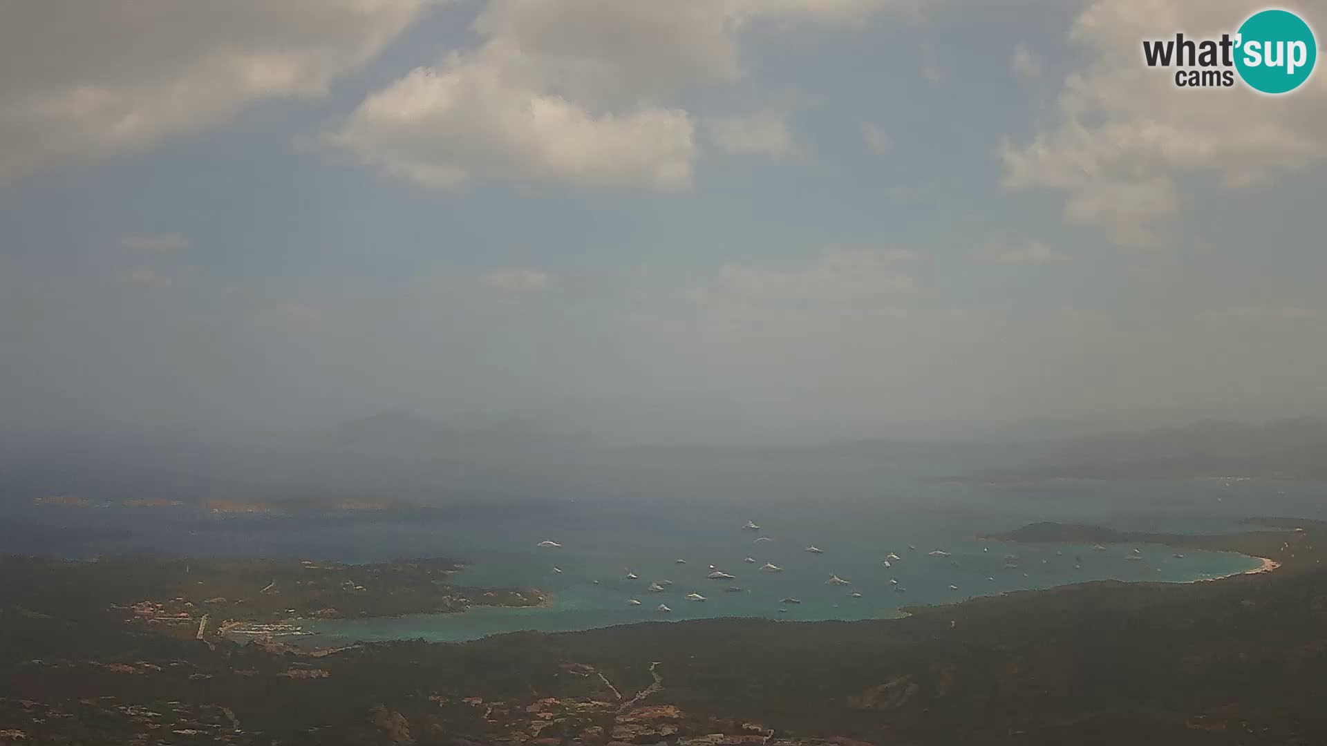 Monte Moro webcam Costa Smeralda vista panoramica Sardegna