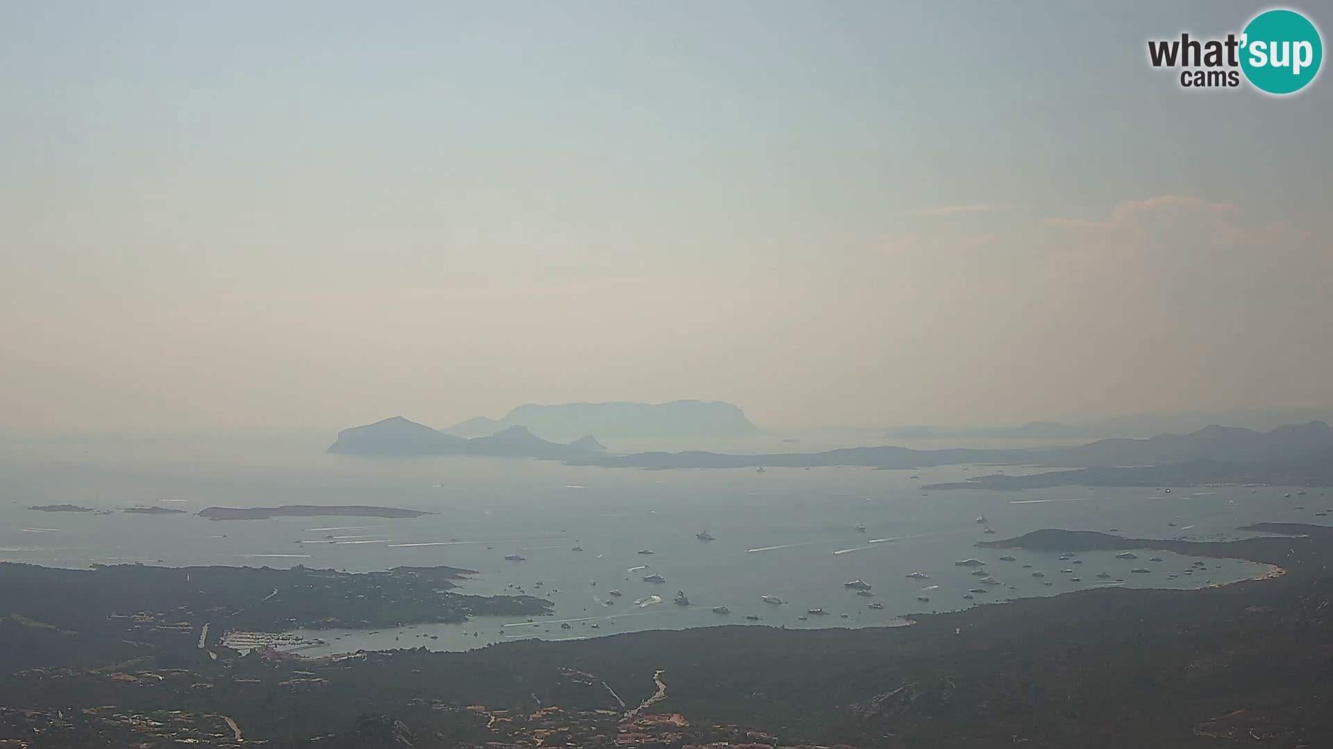 Monte Moro live cam Costa Smeralda Panoramablick Sardinien