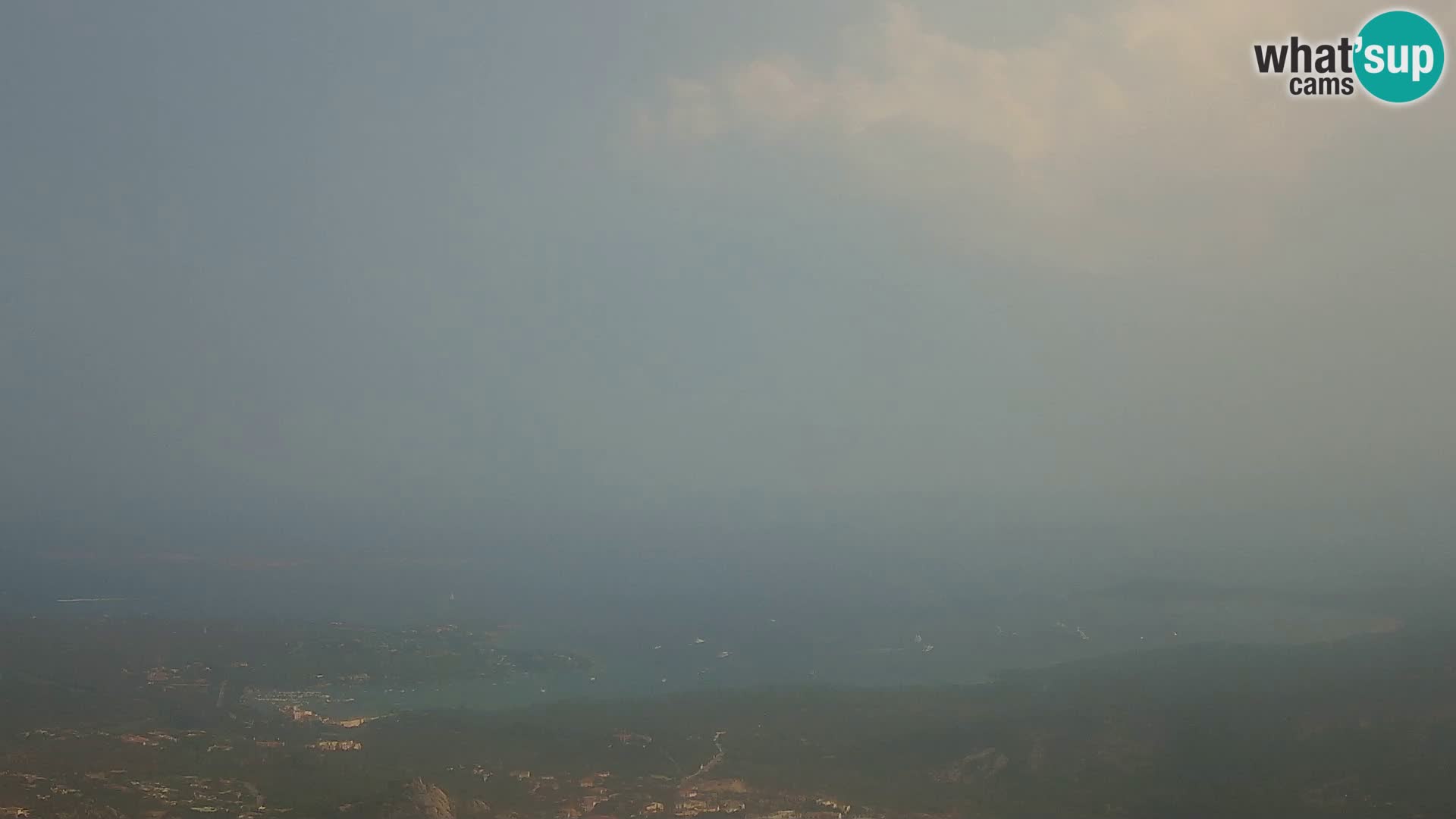 Monte Moro webcam Costa Smeralda panoramic view Sardinia
