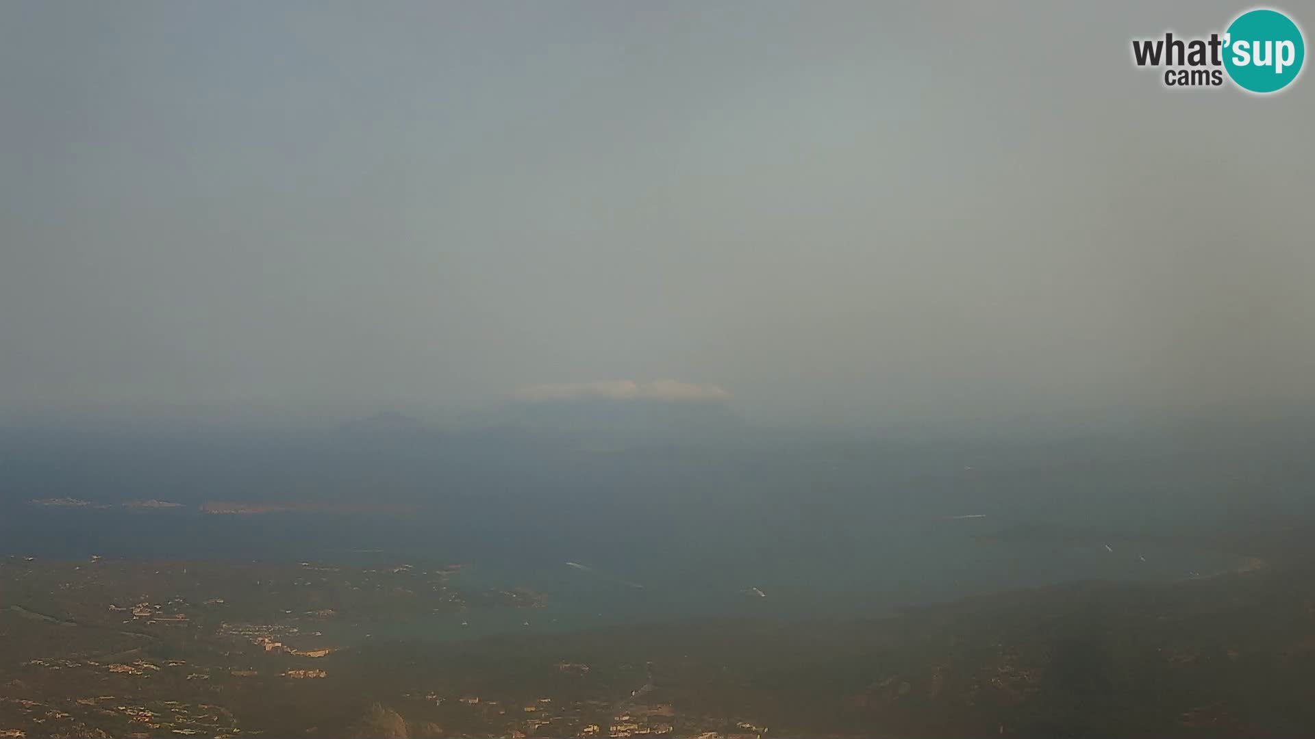 Monte Moro livecam Costa Smeralda vue panoramique Sardaigne