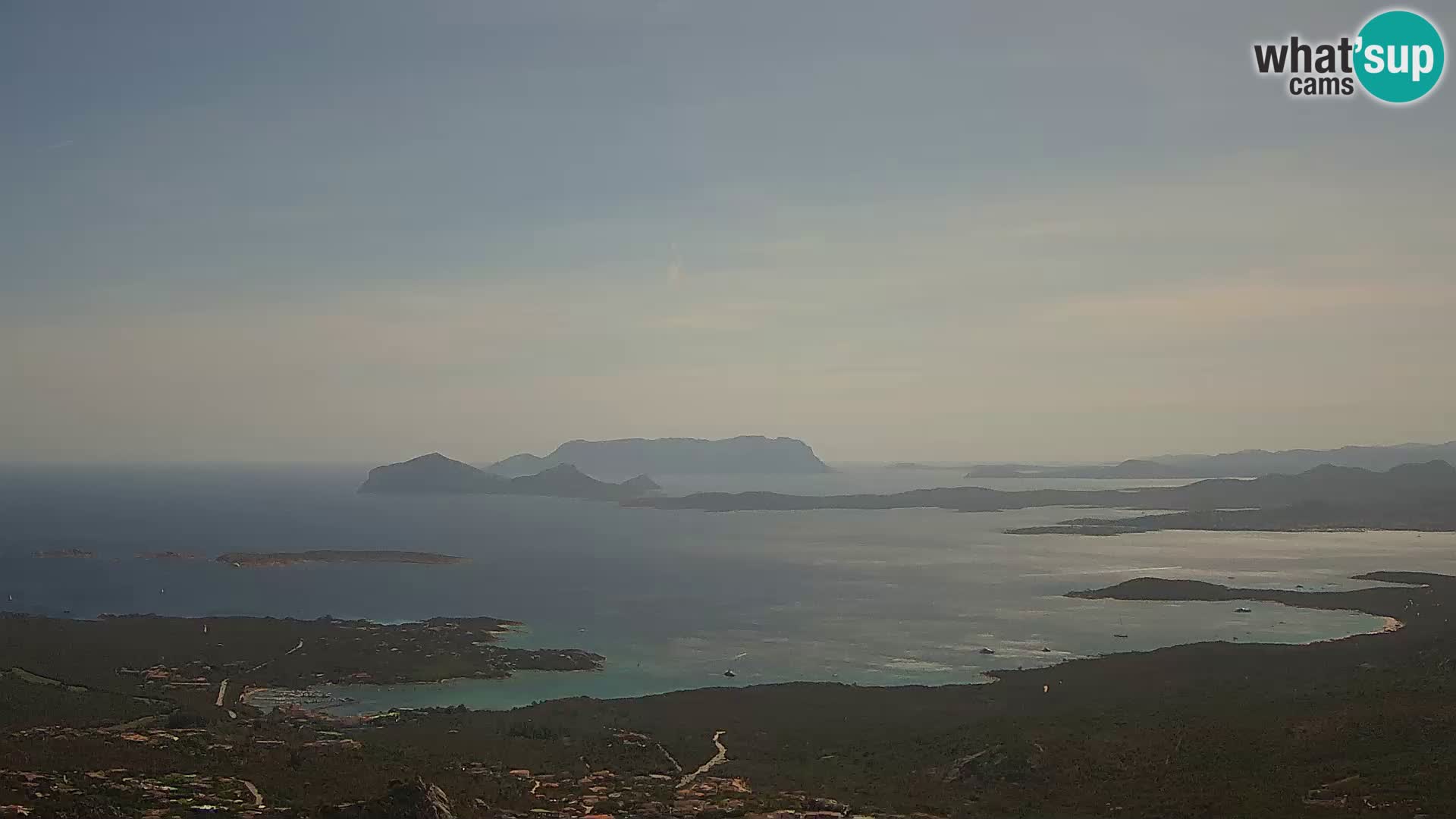 Monte Moro livecam Costa Smeralda vue panoramique Sardaigne