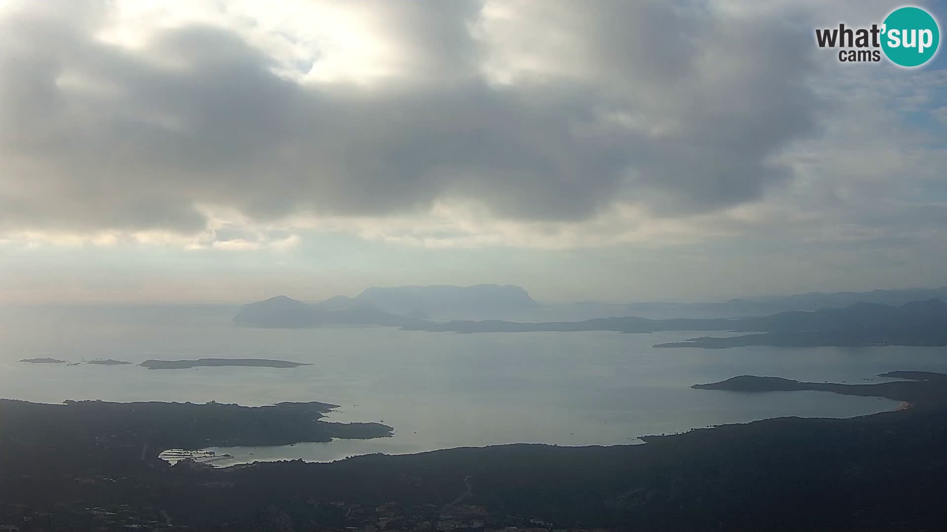 Monte Moro live cam Costa Smeralda Panoramablick Sardinien