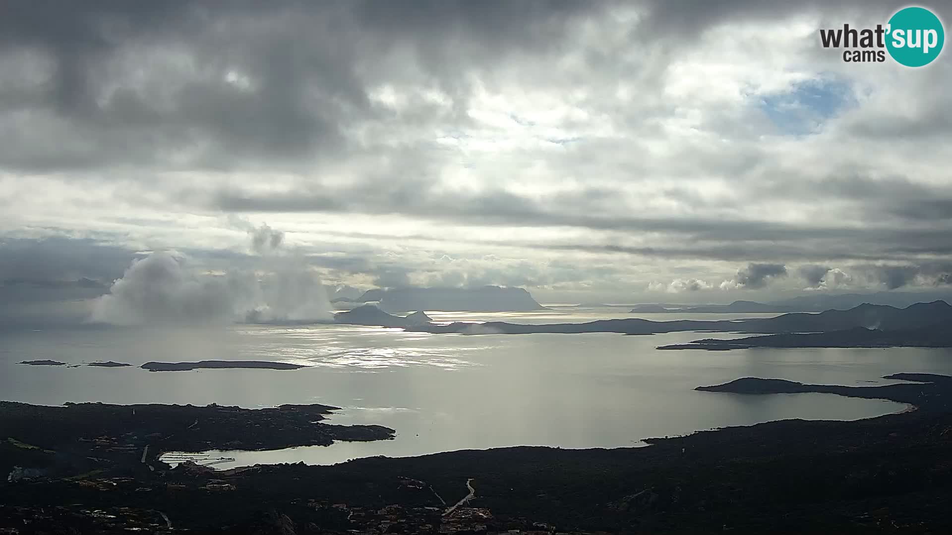 Monte Moro webcam Costa Smeralda vista panoramica Sardegna