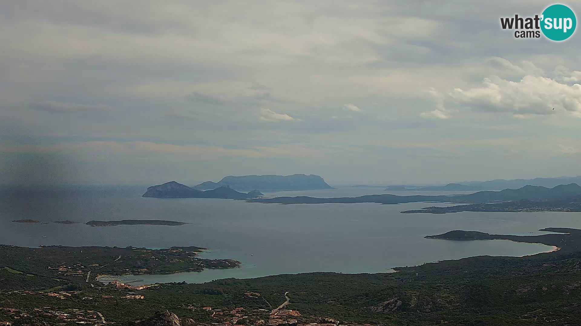 Monte Moro webcam Costa Smeralda panoramic view Sardinia