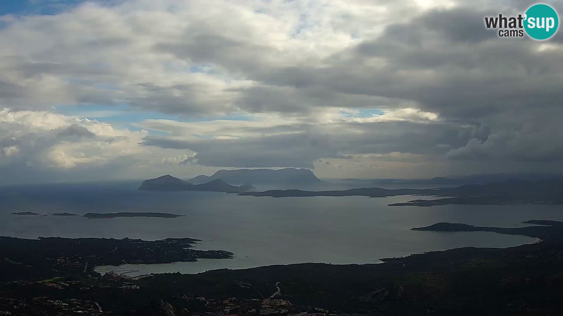 Monte Moro webcam Costa Smeralda panoramic view Sardinia