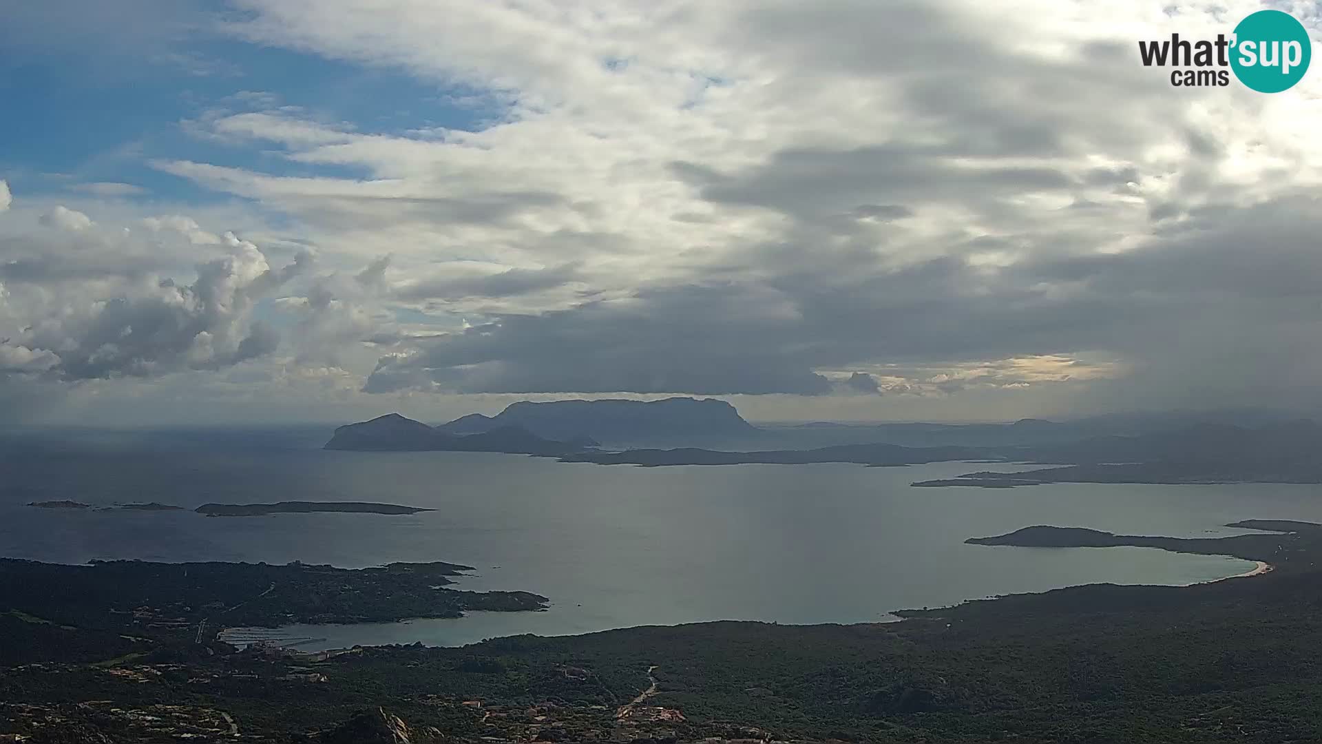 Monte Moro web kamera Costa Smeralda panoramski pogled na Sardiniju