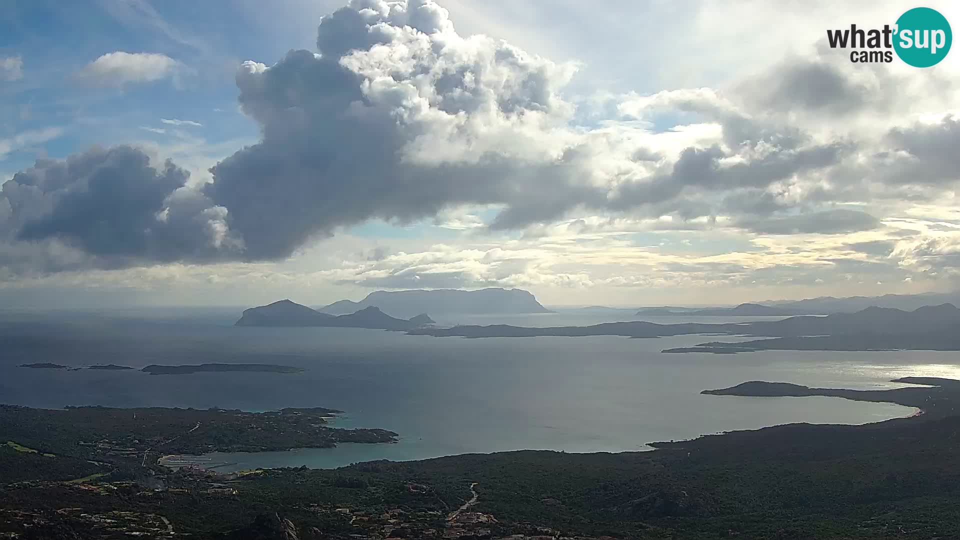Monte Moro live cam Costa Smeralda Panoramablick Sardinien
