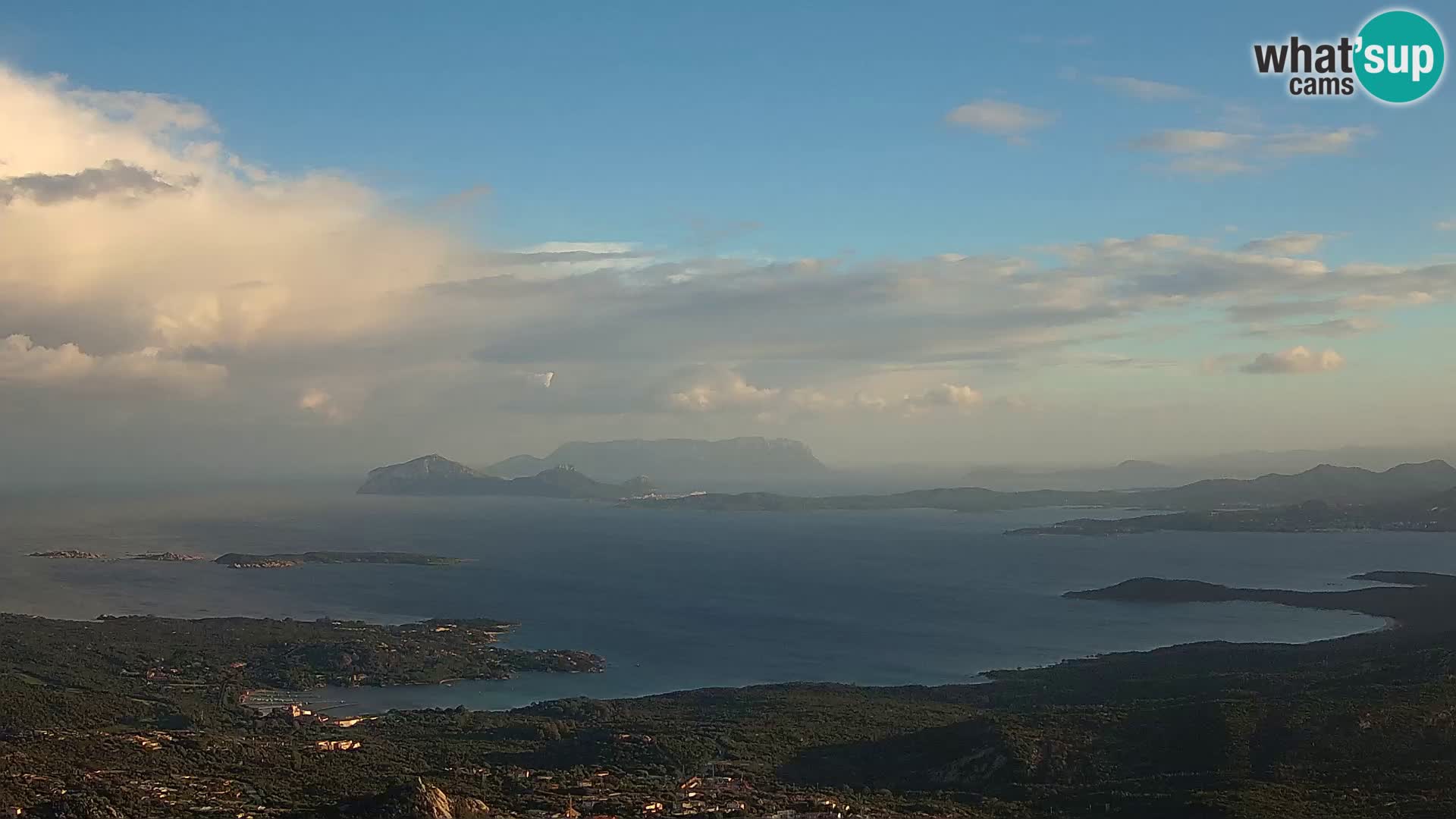 Monte Moro webcam Costa Smeralda vista panoramica Sardegna