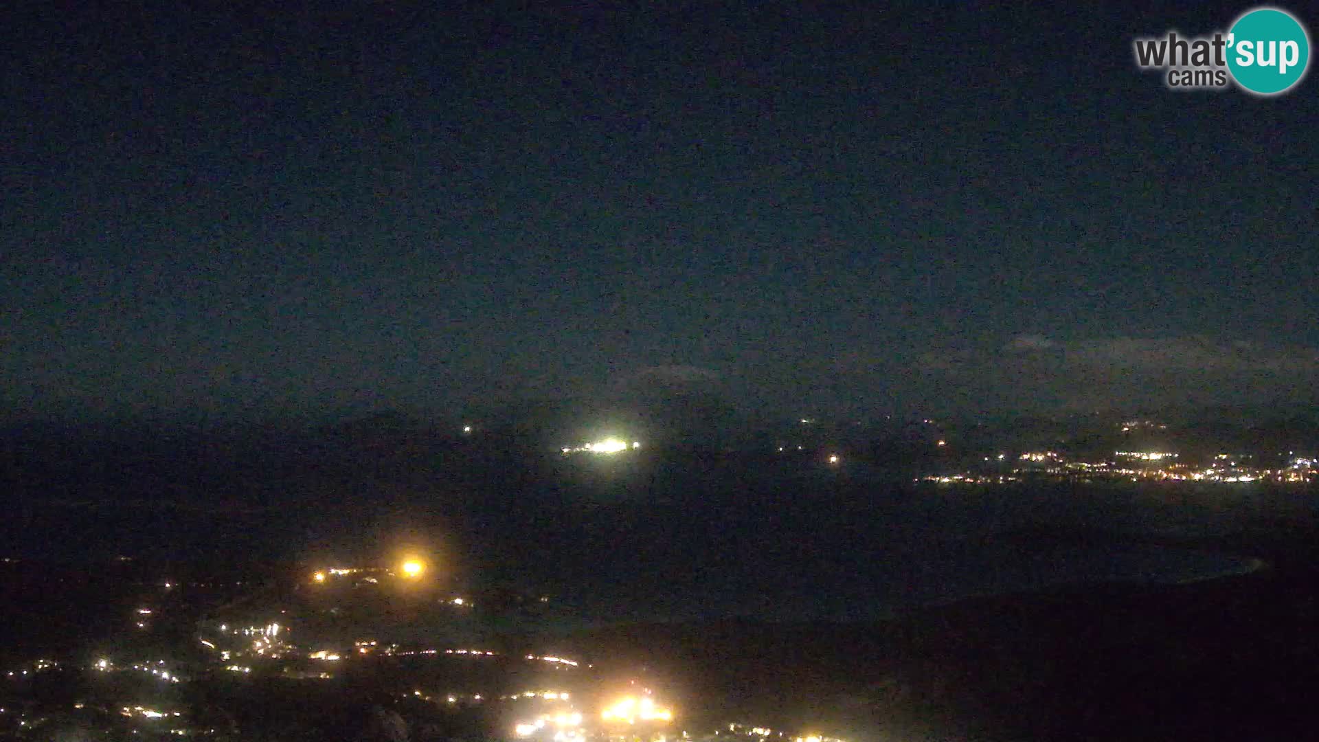 Monte Moro spletna kamera Costa Smeralda panoramski pogled na Sardinijo