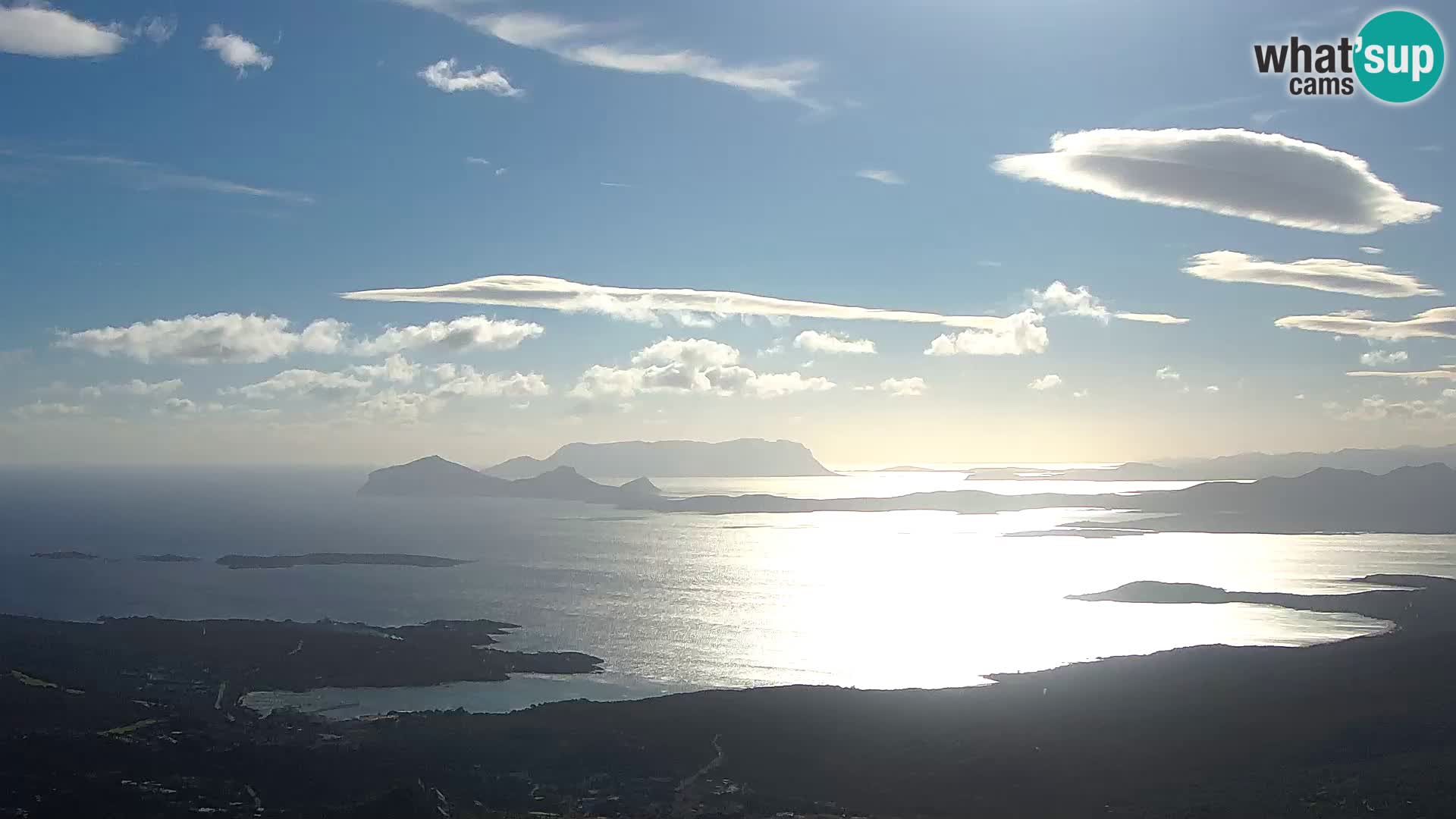 Monte Moro livecam Costa Smeralda vue panoramique Sardaigne